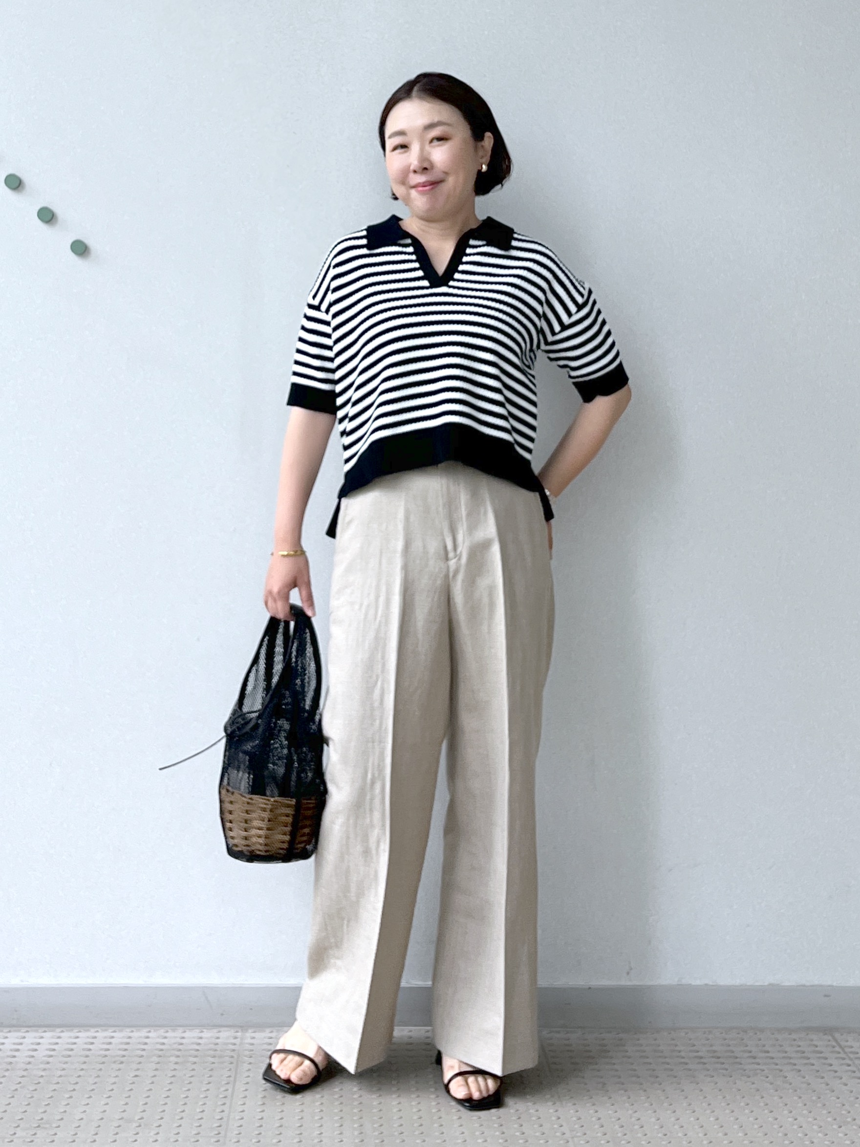 Soeさんの「DRESSTERIOR｜【otonaMUSE5月号掲載】スキニーベルトサンダル」を使ったコーディネート