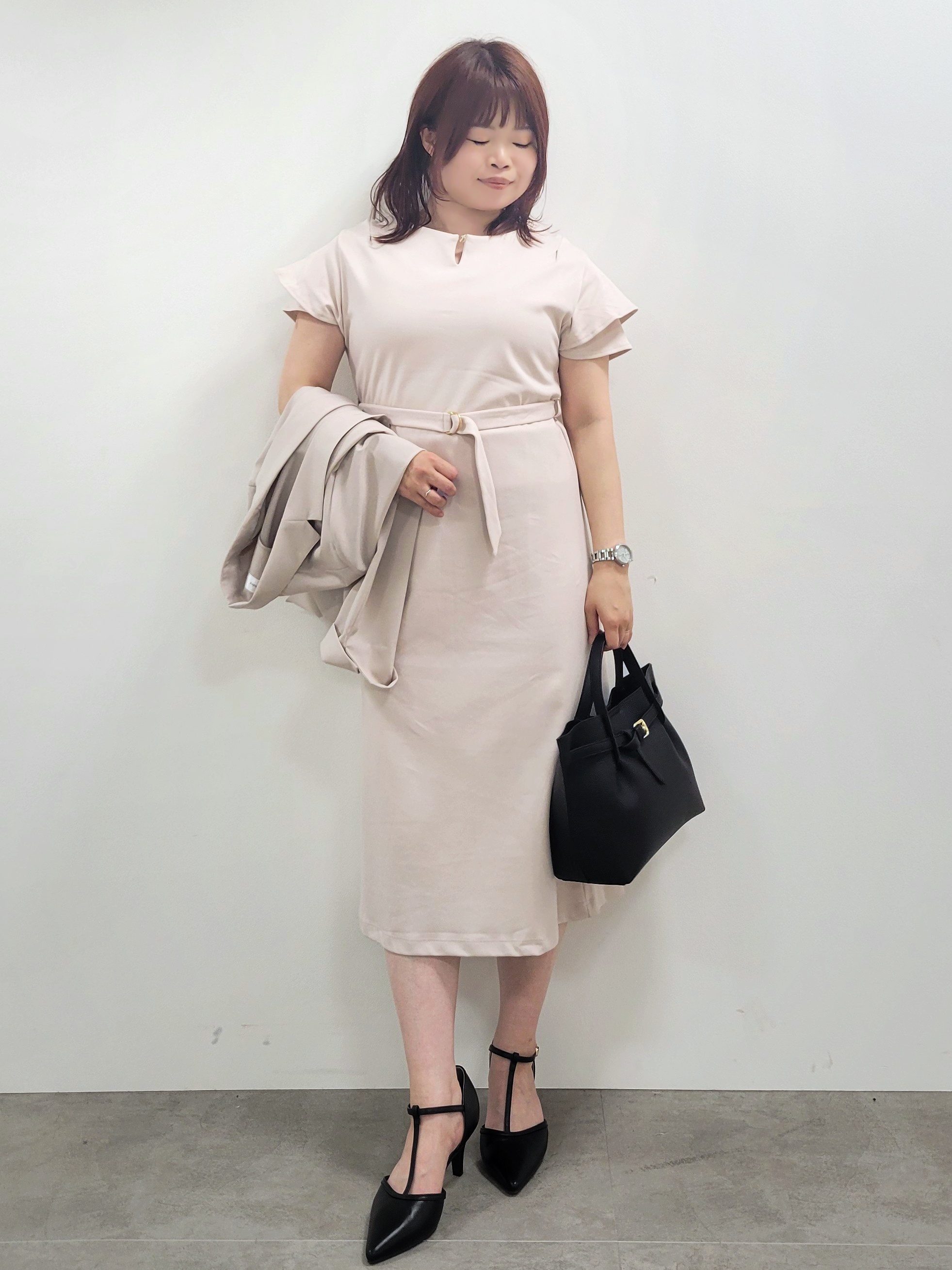 kinaさんの「index｜【接触冷感／吸水速乾】セットアップ対応ストレッチテーラードジャケット《イージーアイロン／洗濯機OK／」を使ったコーディネート