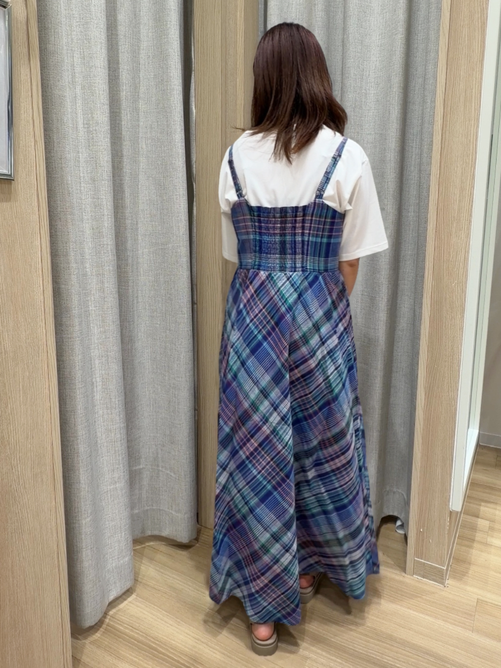 Fumikaさんの「grove｜【UVカット/接触冷感】プリントアソート5分袖Tシャツ」を使ったコーディネート