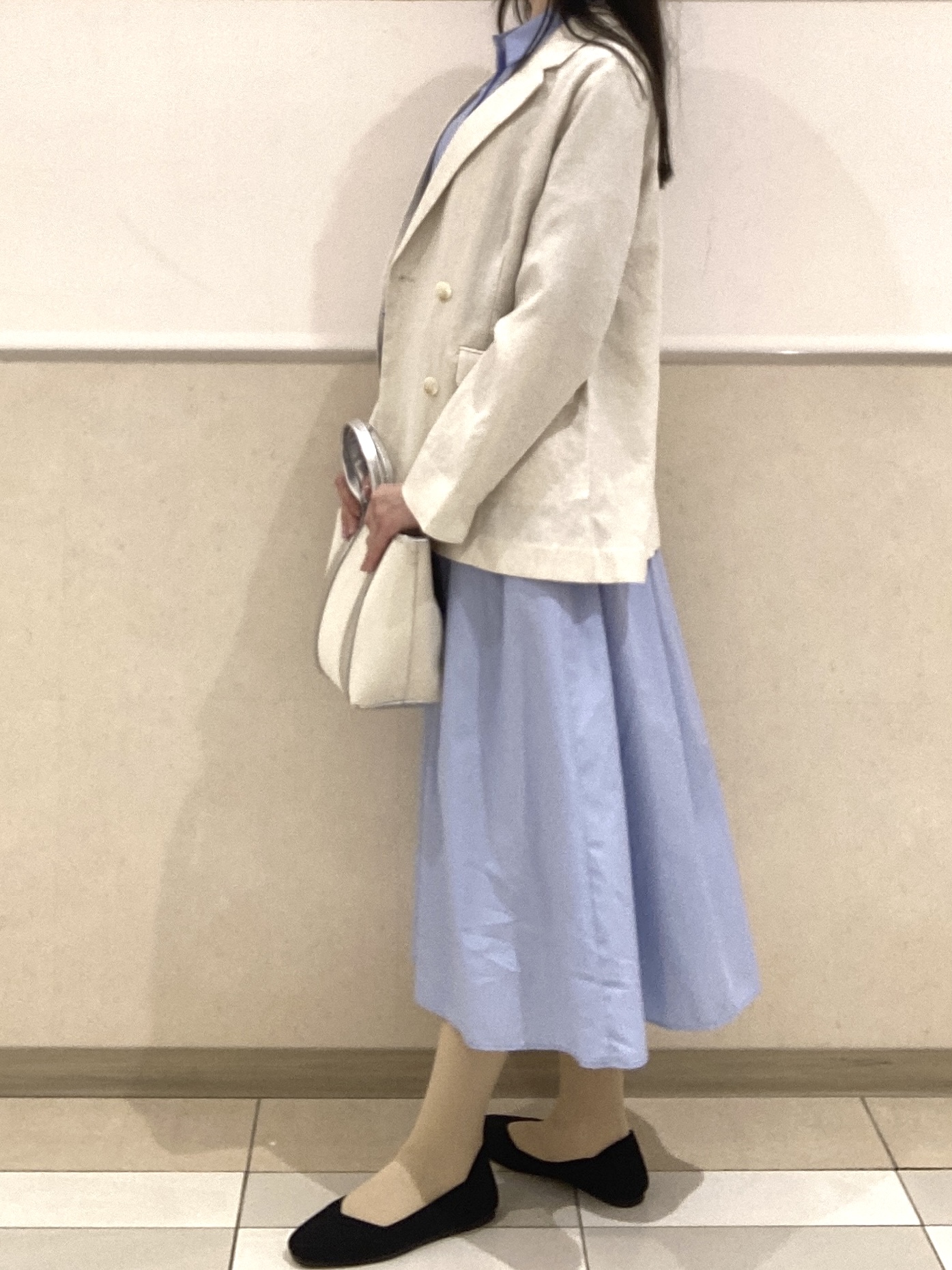 わかさんの「index｜【UV／接触冷感】ダブルブレストジャケット《防シワ加工／洗える》」を使ったコーディネート