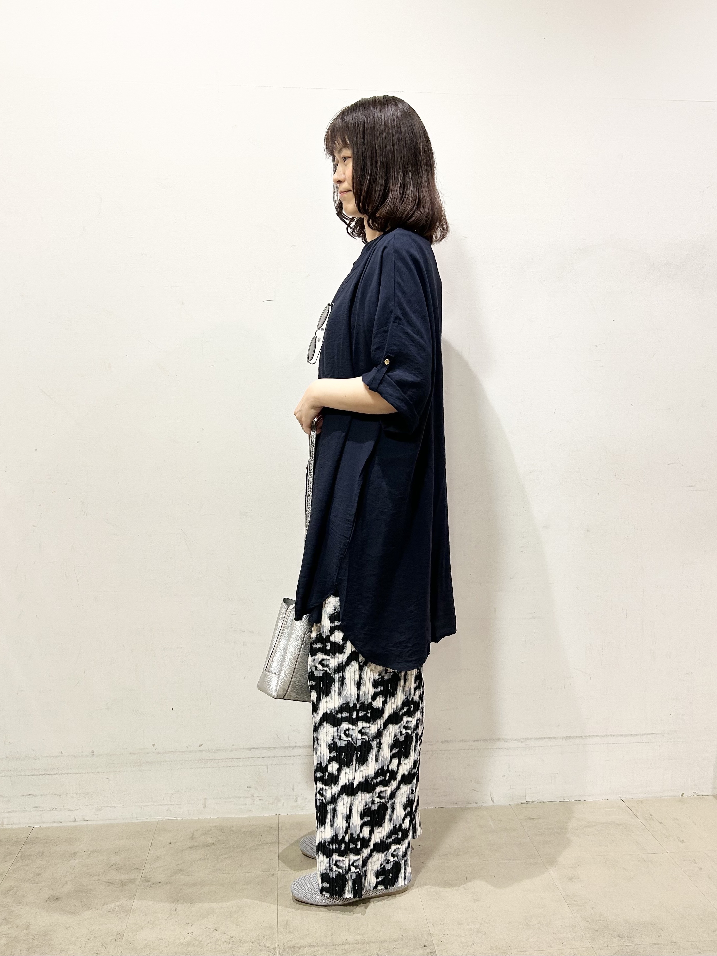 Mさんの「SHOO･LA･RUE｜【S-LL/洗濯機可】気になる体型すっぽり隠す スキッパードルマンチュニック」を使ったコーディネート