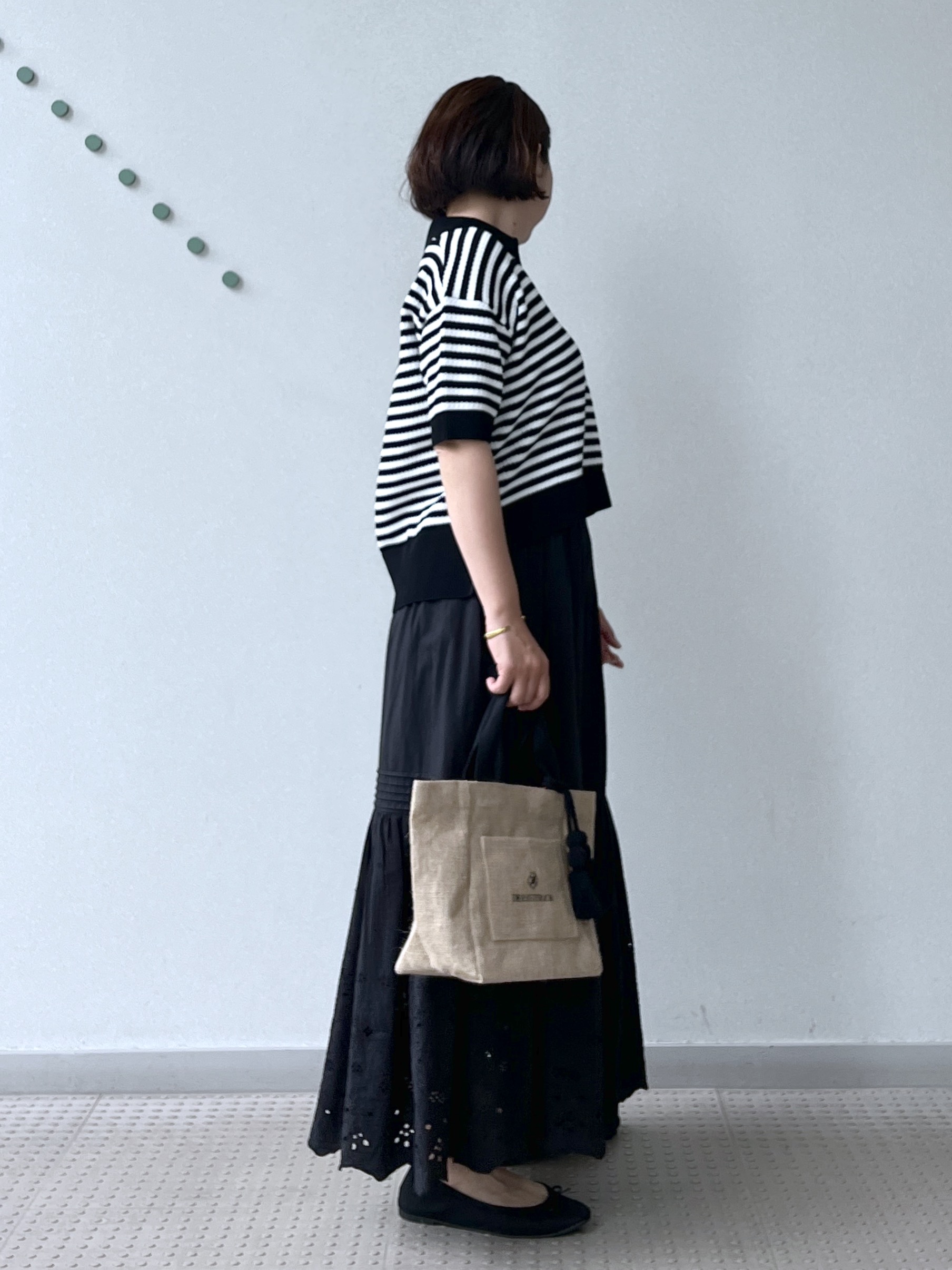 Soeさんの「DRESSTERIOR｜ウォッシャブルエンブロイダリースカート」を使ったコーディネート