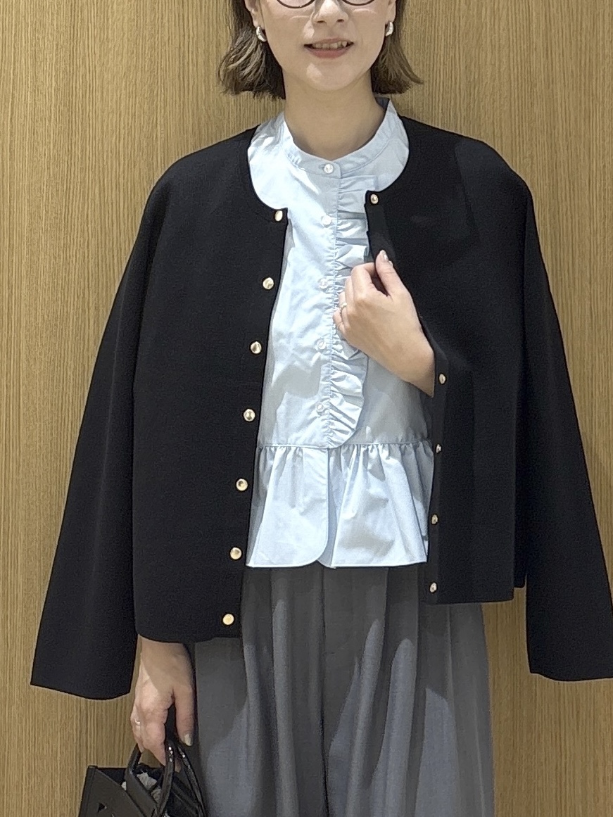 たけねぇさんの「OPAQUE.CLIP｜スナップボタンニットカーディガン【洗濯機OK】」を使ったコーディネート