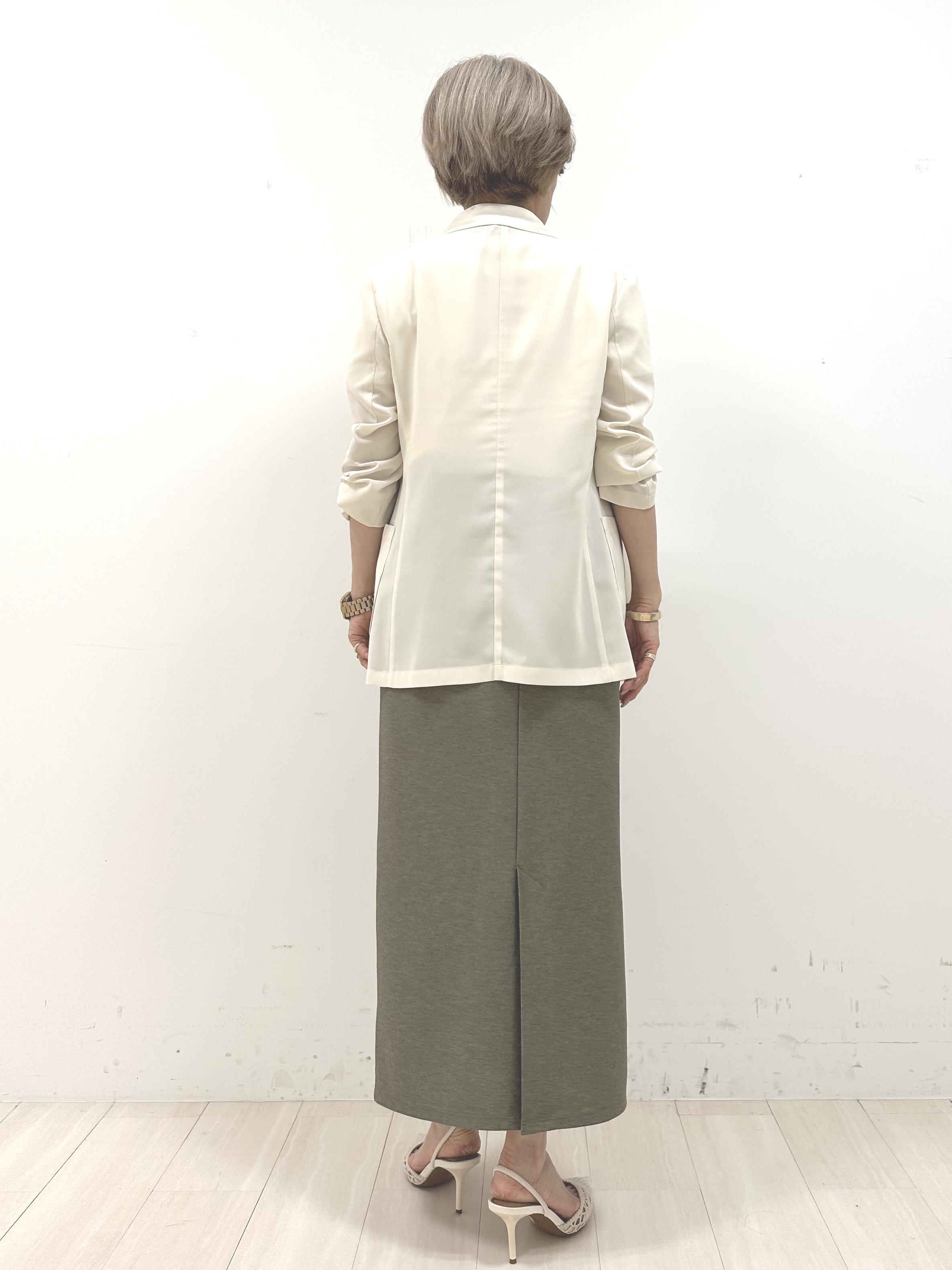 Sunさんの「COUP DE CHANCE｜【手洗い可／日本製】シアーテーラード ジャケット」を使ったコーディネート
