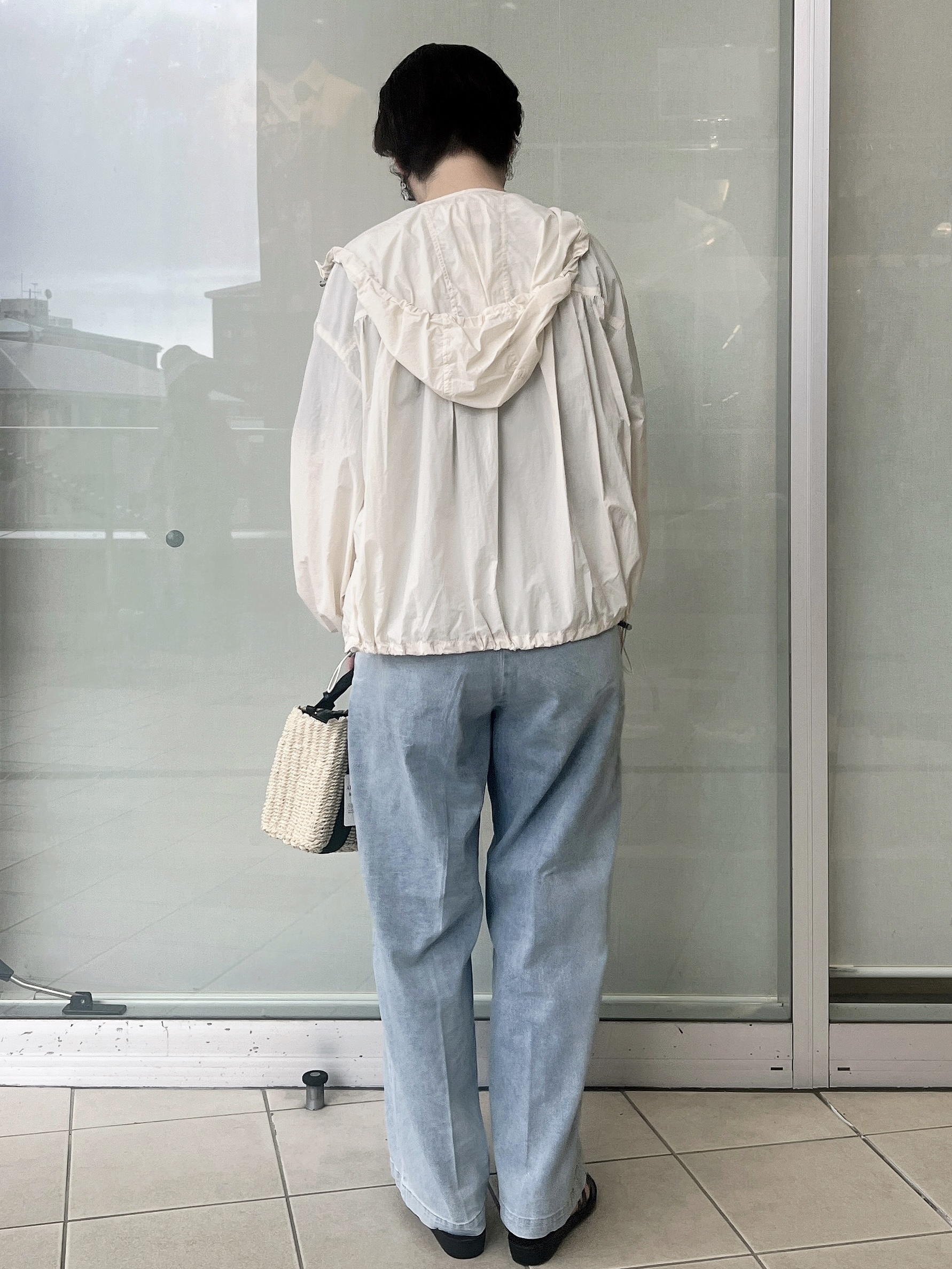 yo-koさんの「OPAQUE.CLIP｜【UV／撥水】ライトフーディブルゾン《洗濯機OK》」を使ったコーディネート