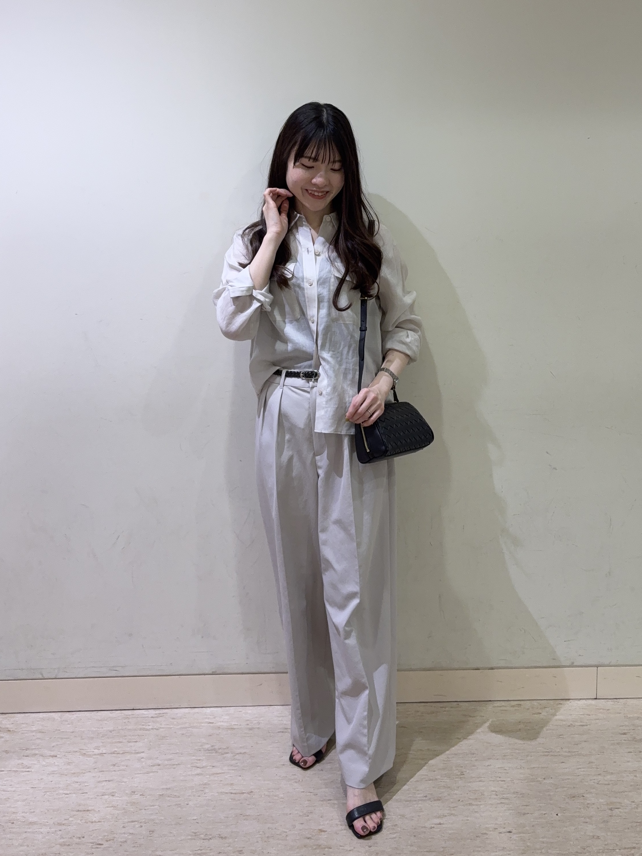 mayuさんの「UNTITLED｜【接触冷感】ドライタッチシャツ」を使ったコーディネート