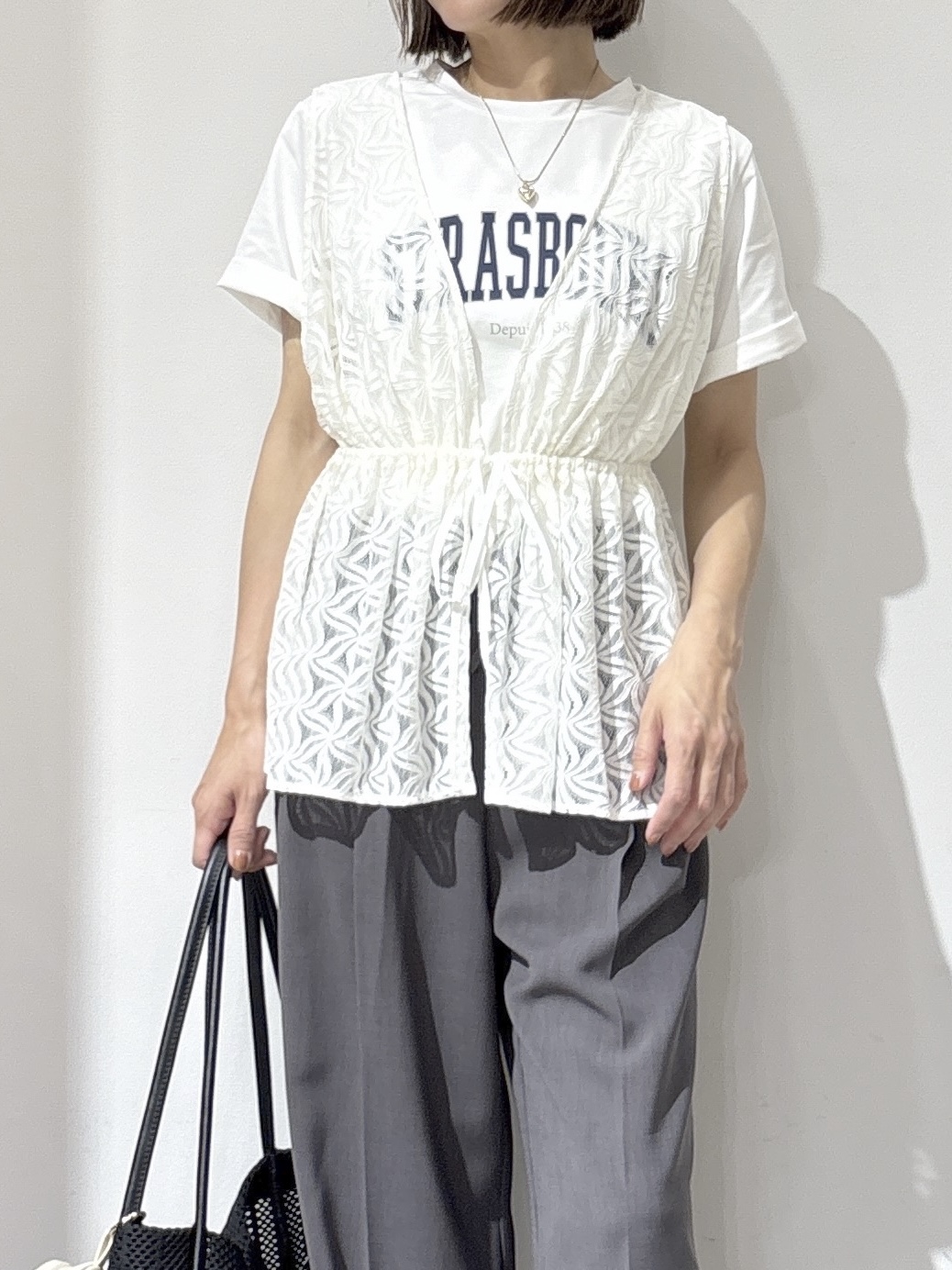 NAKAさんの「OPAQUE.CLIP｜アソートロゴTシャツ【洗濯機OK】」を使ったコーディネート
