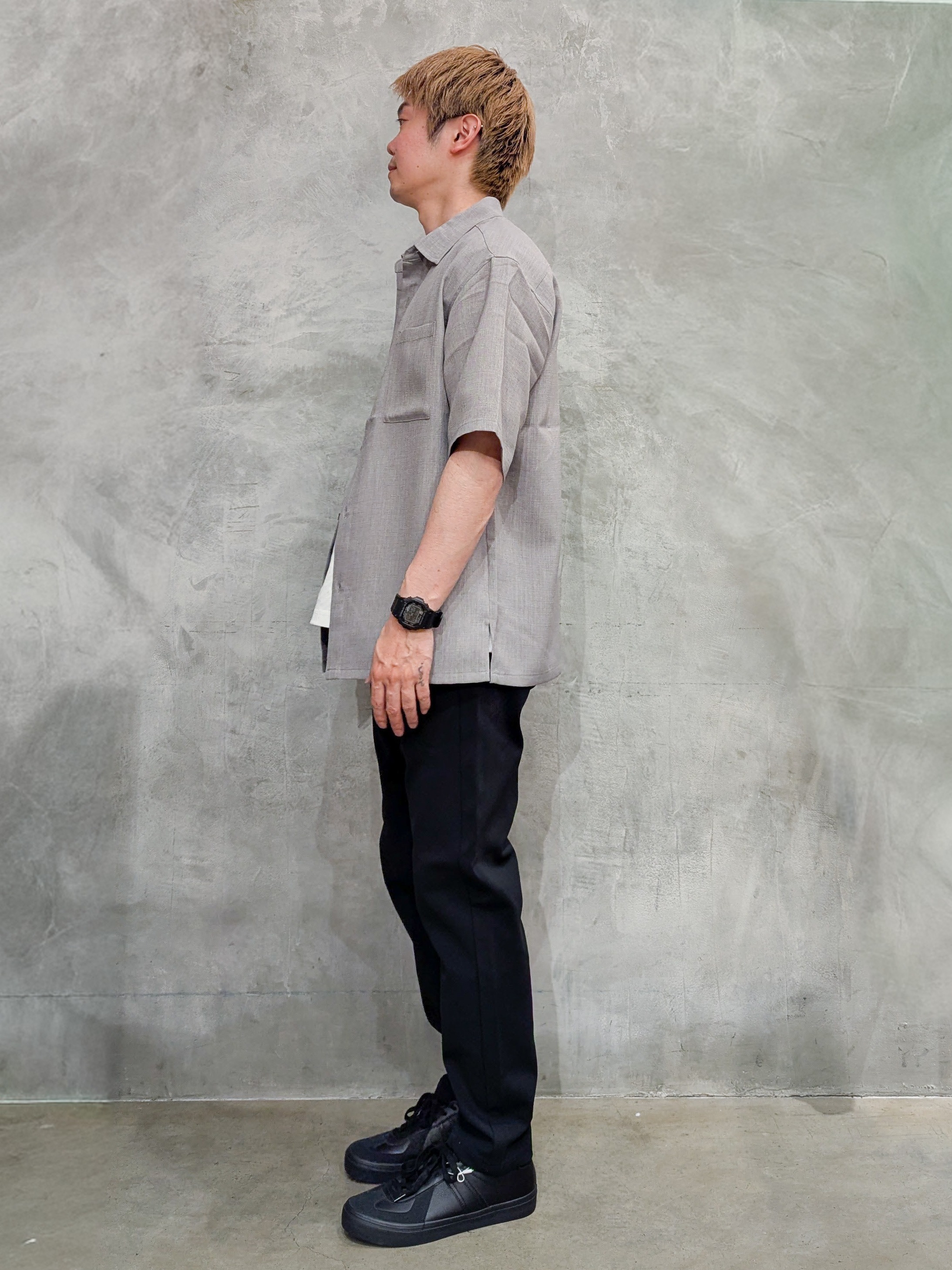 daiさんの「THE SHOP TK｜【LINO FINE】 リネンライク半袖シャツ UVカット／イージーケア／吸水速乾／洗濯機OK／セッ」を使ったコーディネート