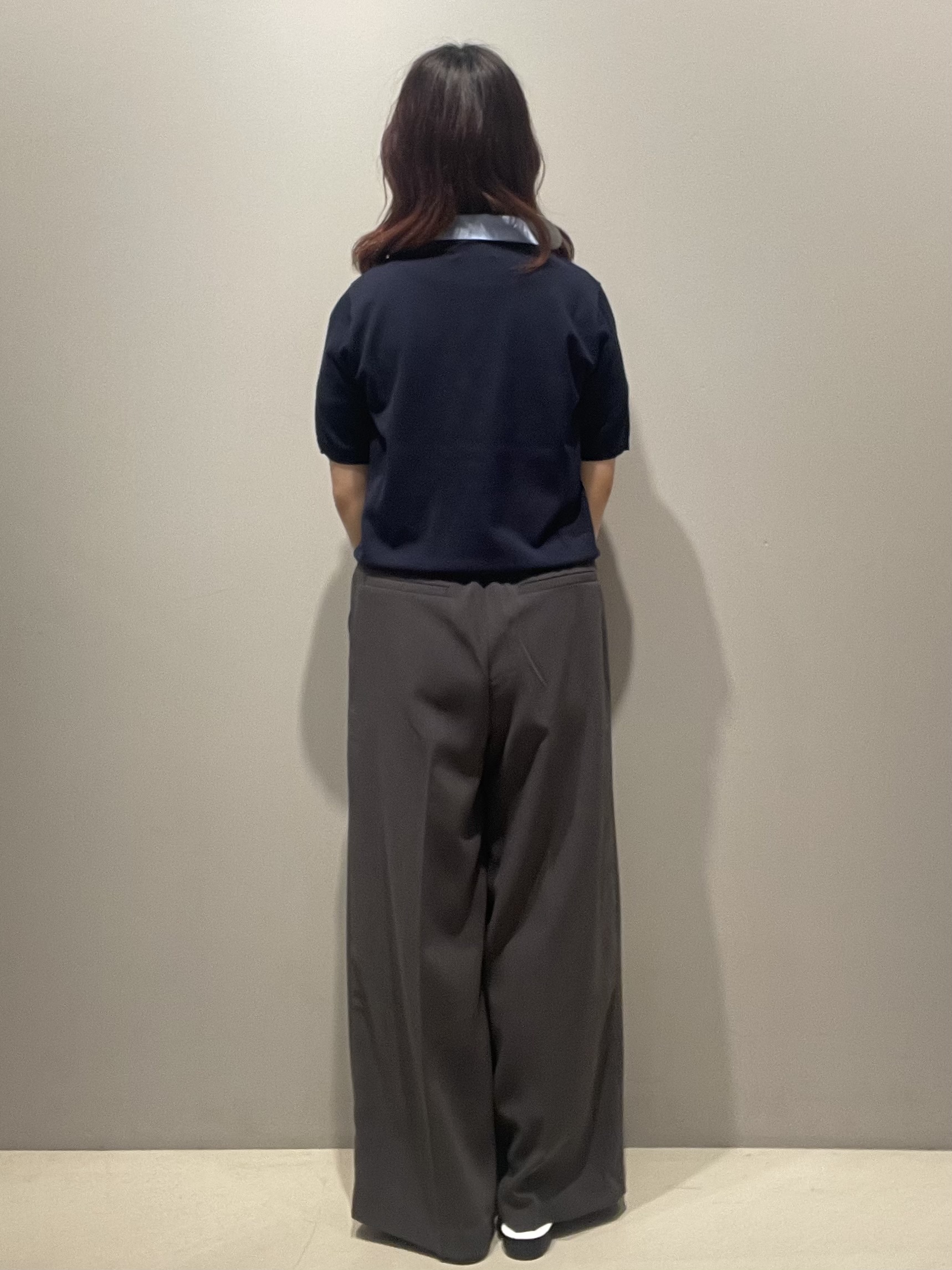 mikiさんの「OPAQUE.CLIP｜2WAY衿付きニット【洗濯機OK】」を使ったコーディネート