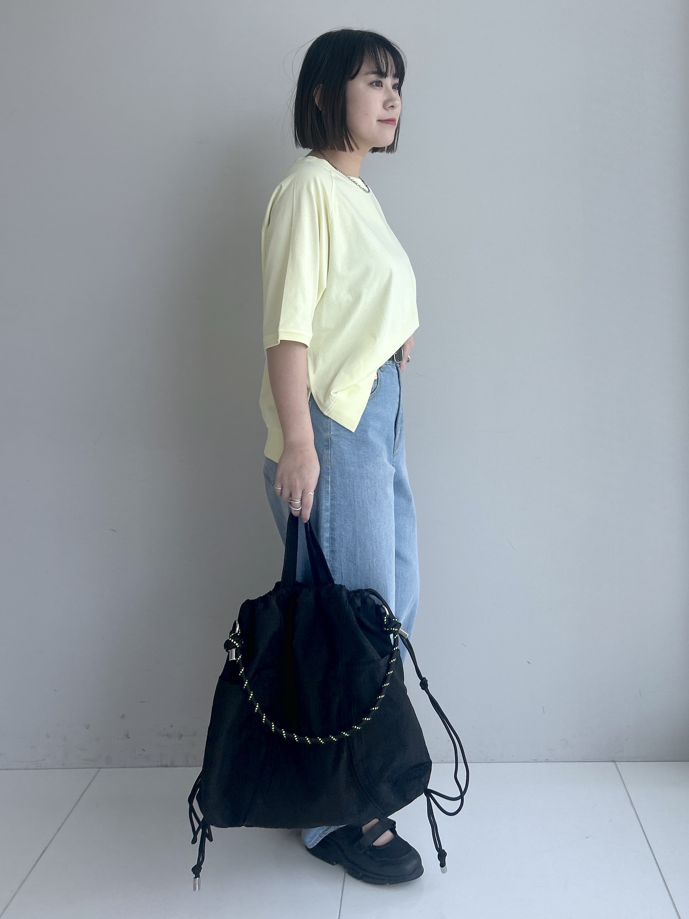 Hirokaさんの「Dessin｜【UVカット/接触冷感】フォルムカットソー5分袖」を使ったコーディネート