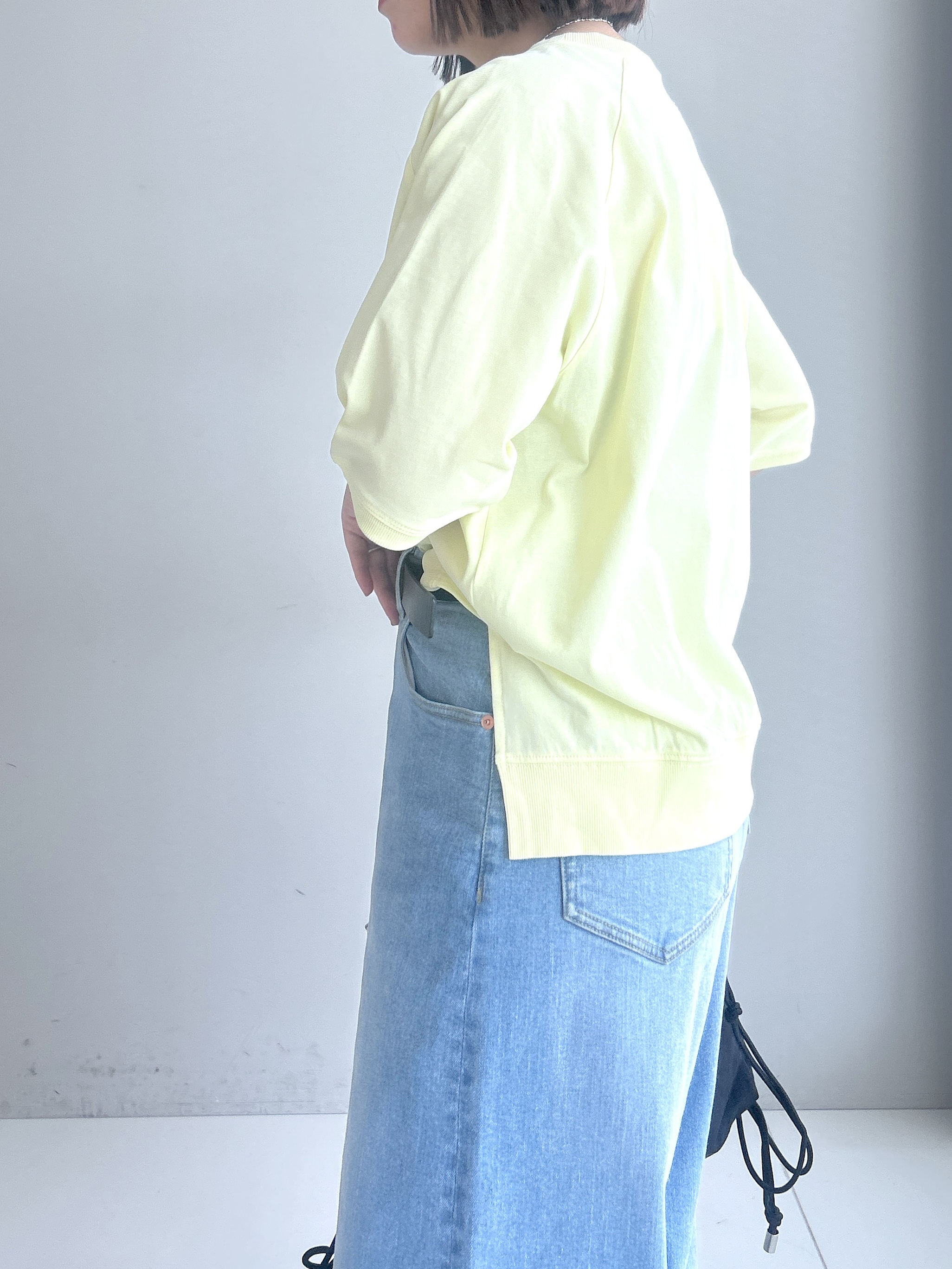 Hirokaさんの「Dessin｜【UVカット/接触冷感】フォルムカットソー5分袖」を使ったコーディネート