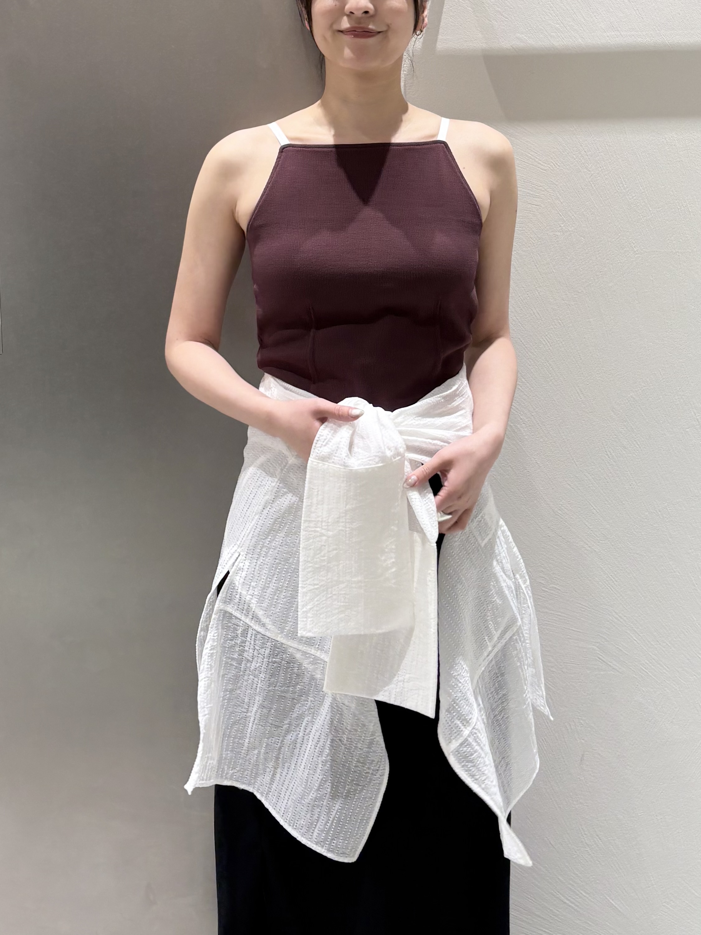 iwamiさんの「CODE A｜【Cup-in】edge line camisole」を使ったコーディネート