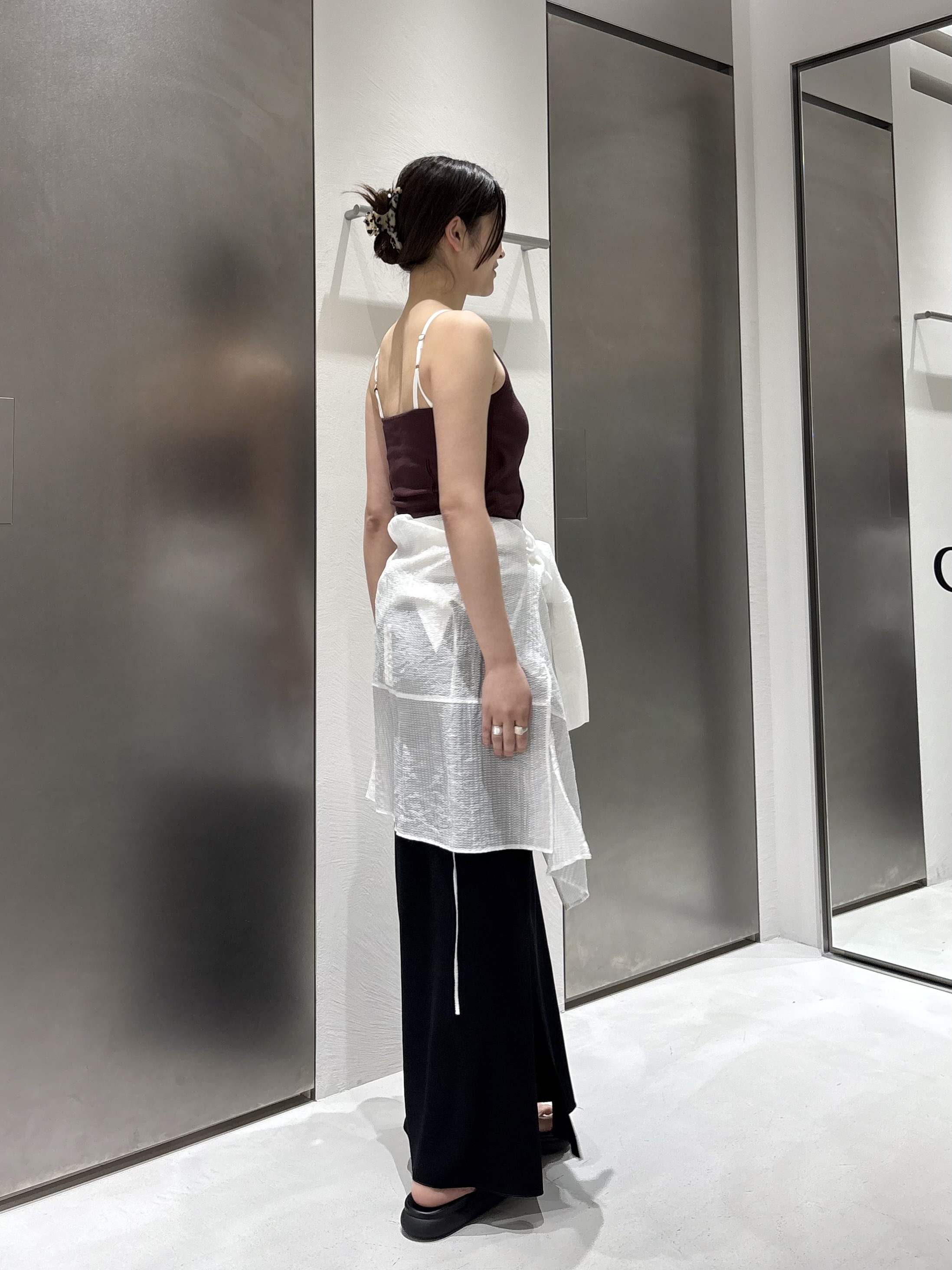 iwamiさんの「CODE A｜【Cup-in】edge line camisole」を使ったコーディネート