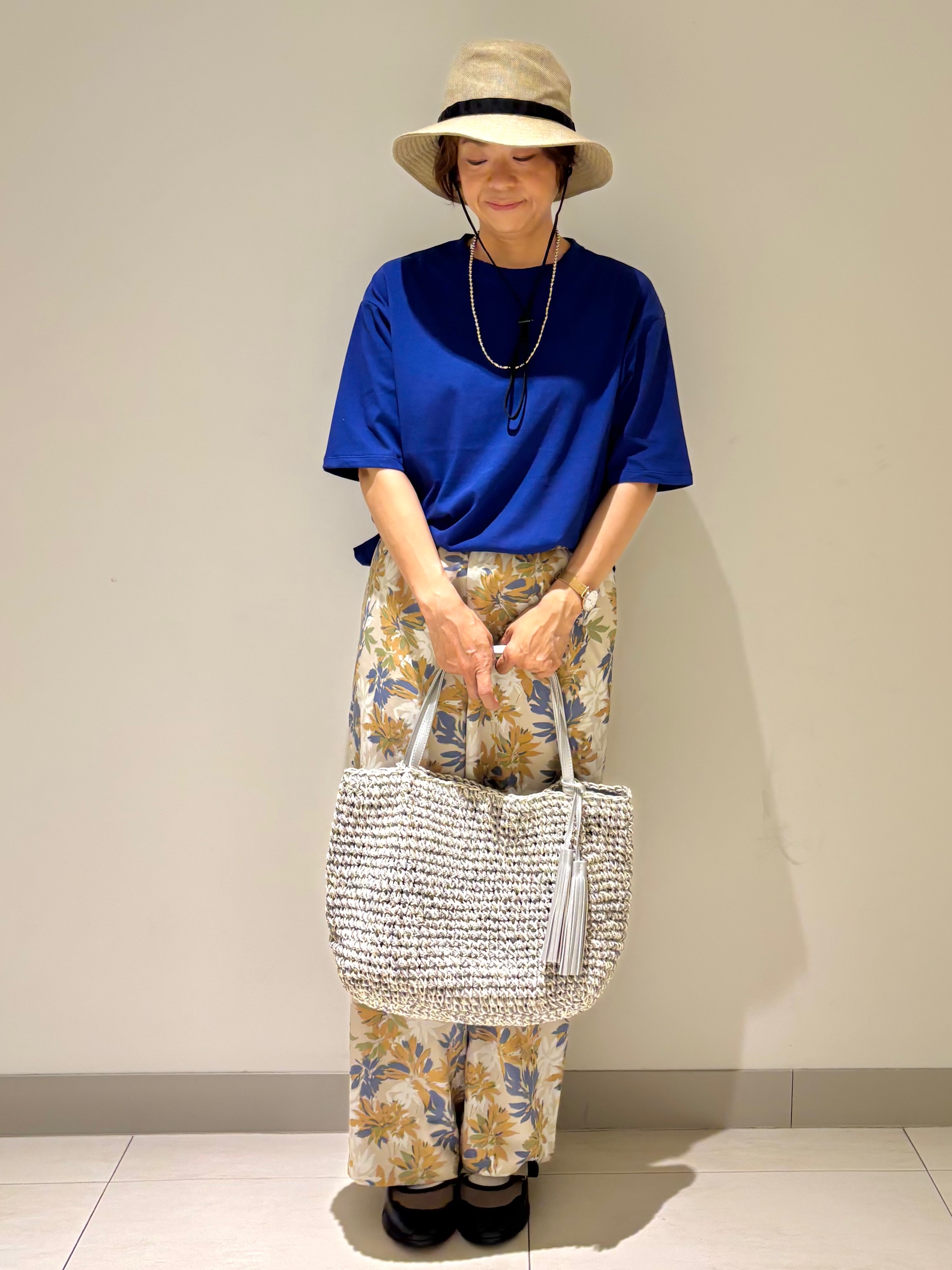 Haruさんの「Dessin｜【UVカット/接触冷感】プレーティングTシャツ」を使ったコーディネート