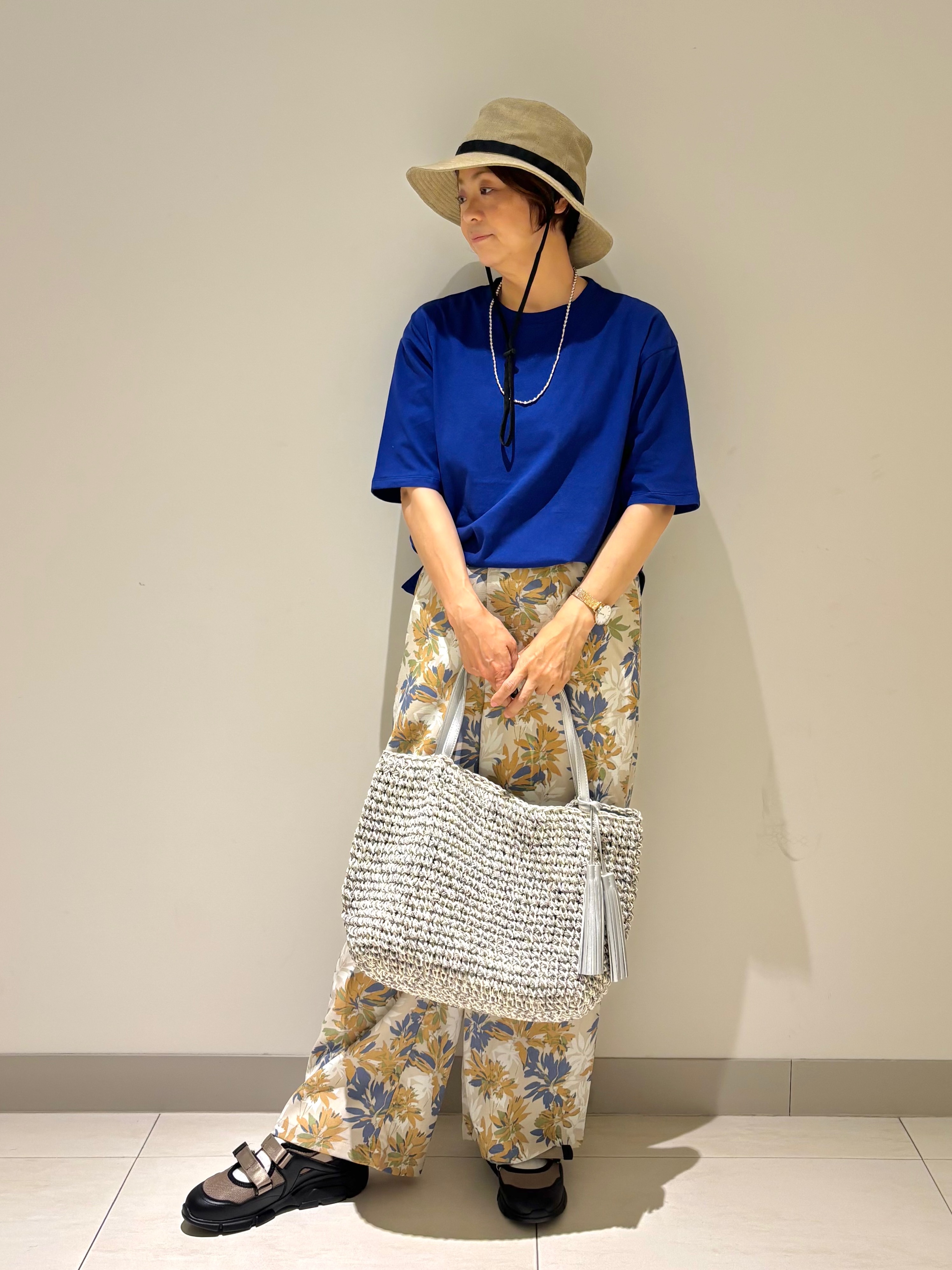 Haruさんの「Dessin｜【UVカット/接触冷感】プレーティングTシャツ」を使ったコーディネート