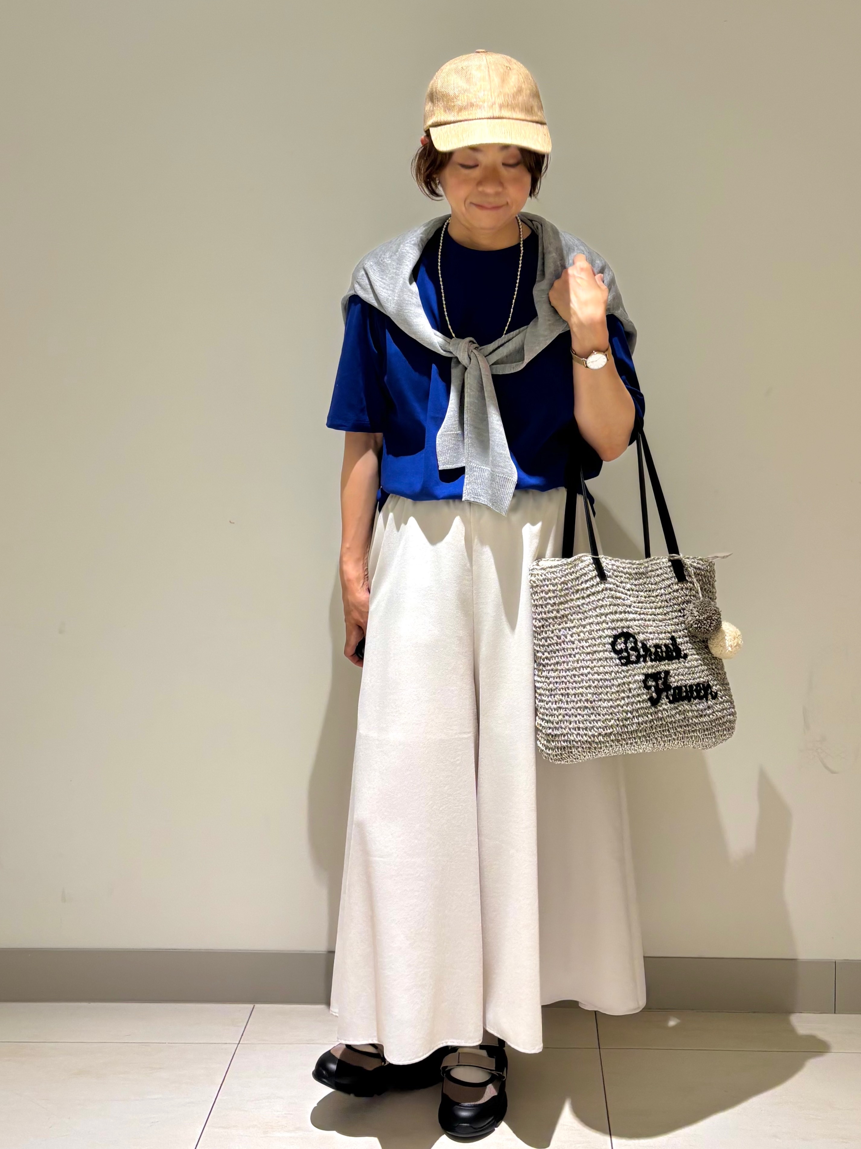 Haruさんの「Dessin｜【UVカット/接触冷感】プレーティングTシャツ」を使ったコーディネート