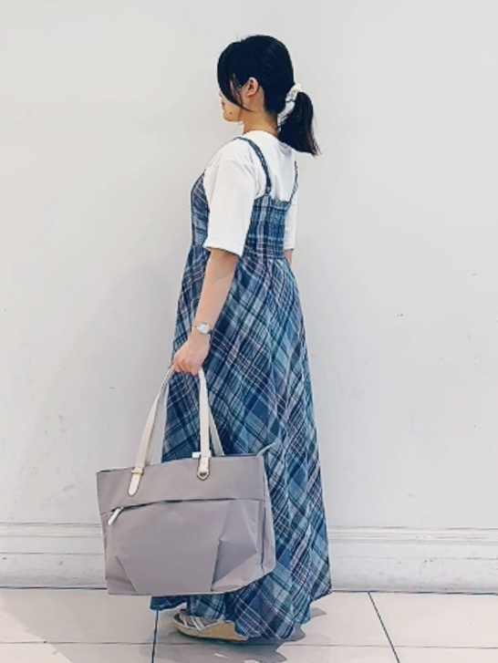 チョコさんの「grove｜【UVカット/接触冷感】プリントアソート5分袖Tシャツ」を使ったコーディネート