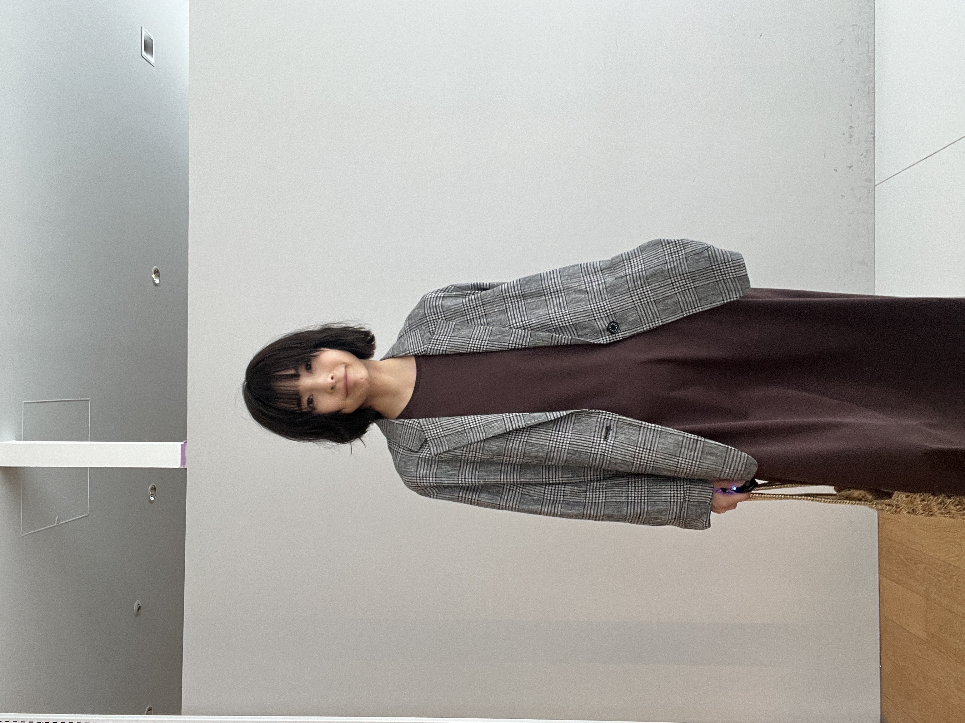 misaさんの「DRESSTERIOR｜【接触冷感／抗菌防臭／消臭/ウォッシャブル】アイスクリアコットン フレンチスリーブワンピース」を使ったコーディネート