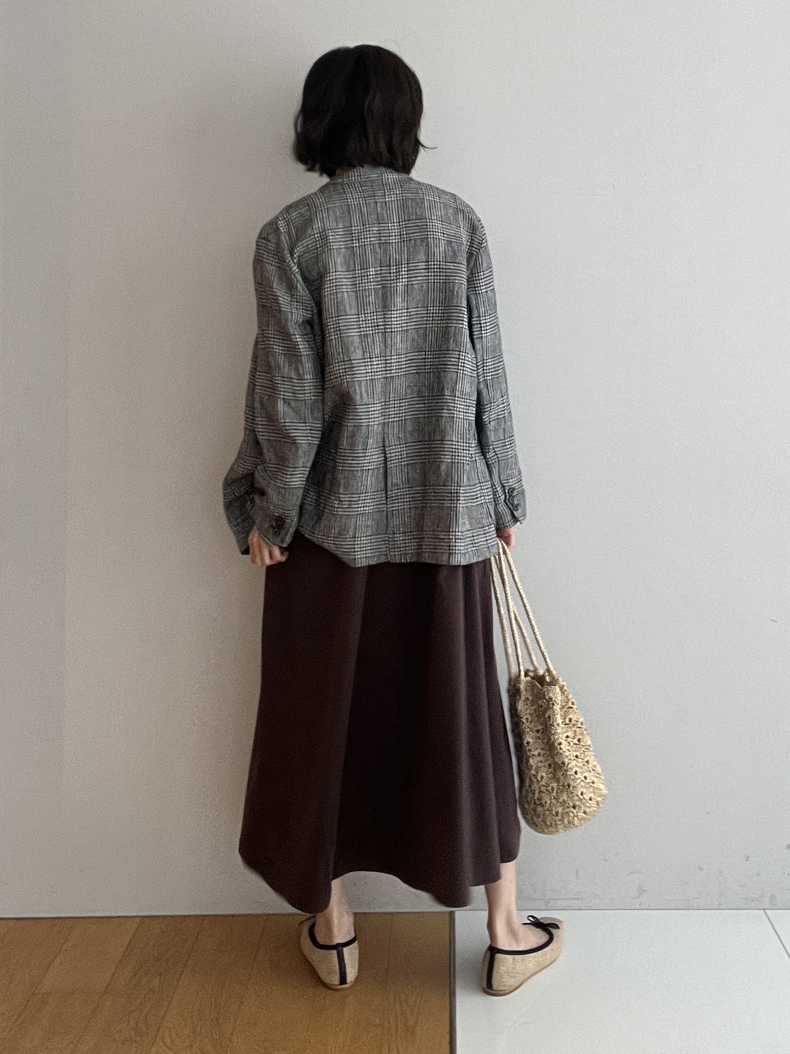 misaさんの「DRESSTERIOR｜【接触冷感／抗菌防臭／消臭/ウォッシャブル】アイスクリアコットン フレンチスリーブワンピース」を使ったコーディネート
