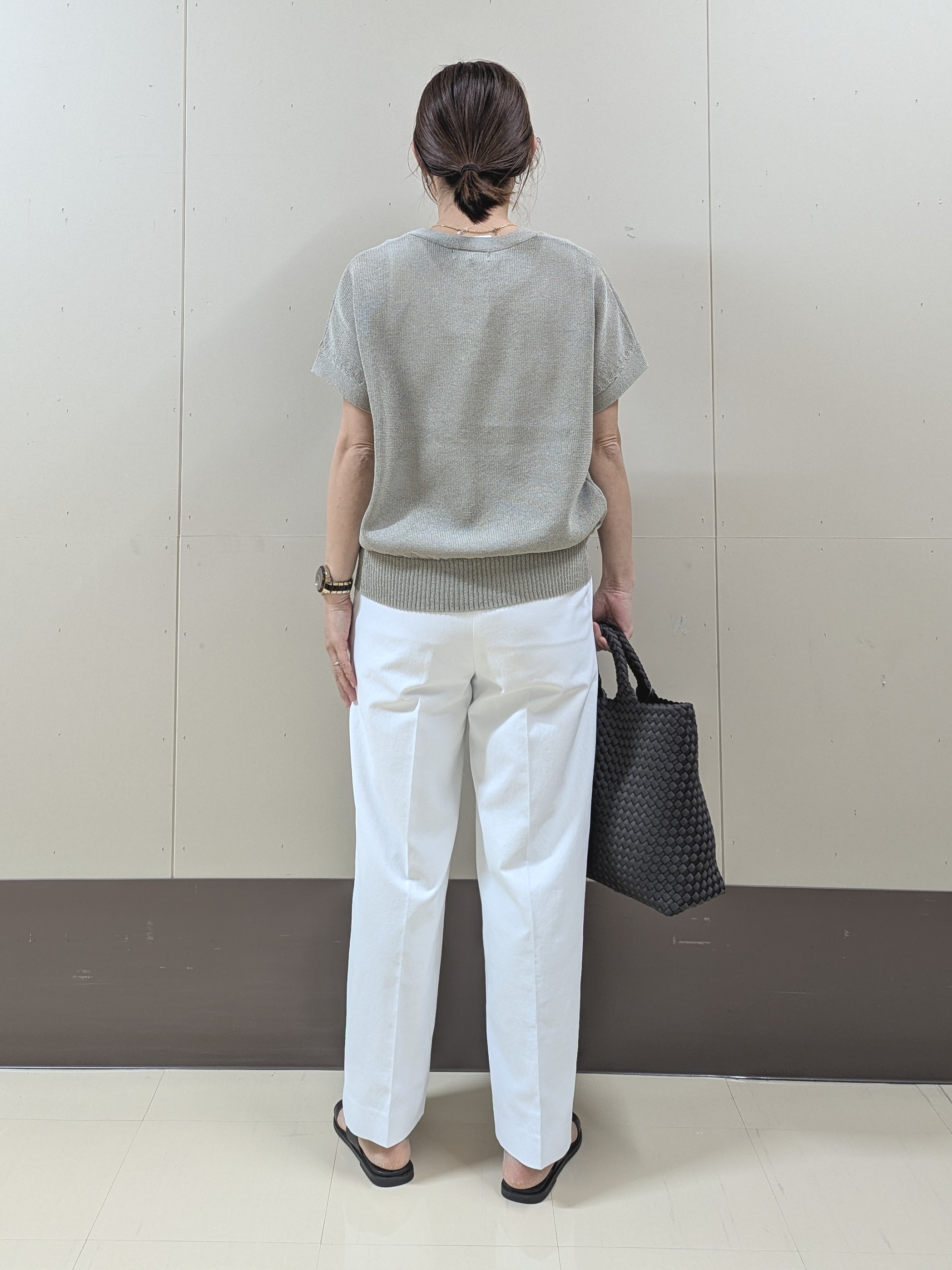 sachiさんの「UNTITLED｜【洗える/清涼感】ドライタッチスリーブレスカーディガン」を使ったコーディネート