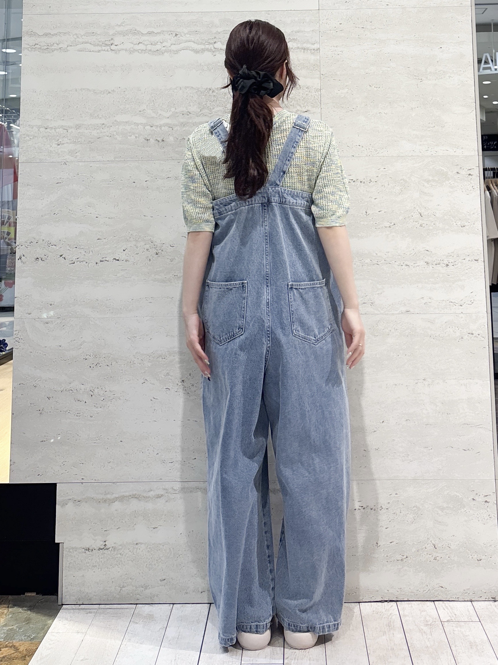 かほさんの「OPAQUE.CLIP｜MIXメッシュニット【洗濯機OK/抗ピル】」を使ったコーディネート