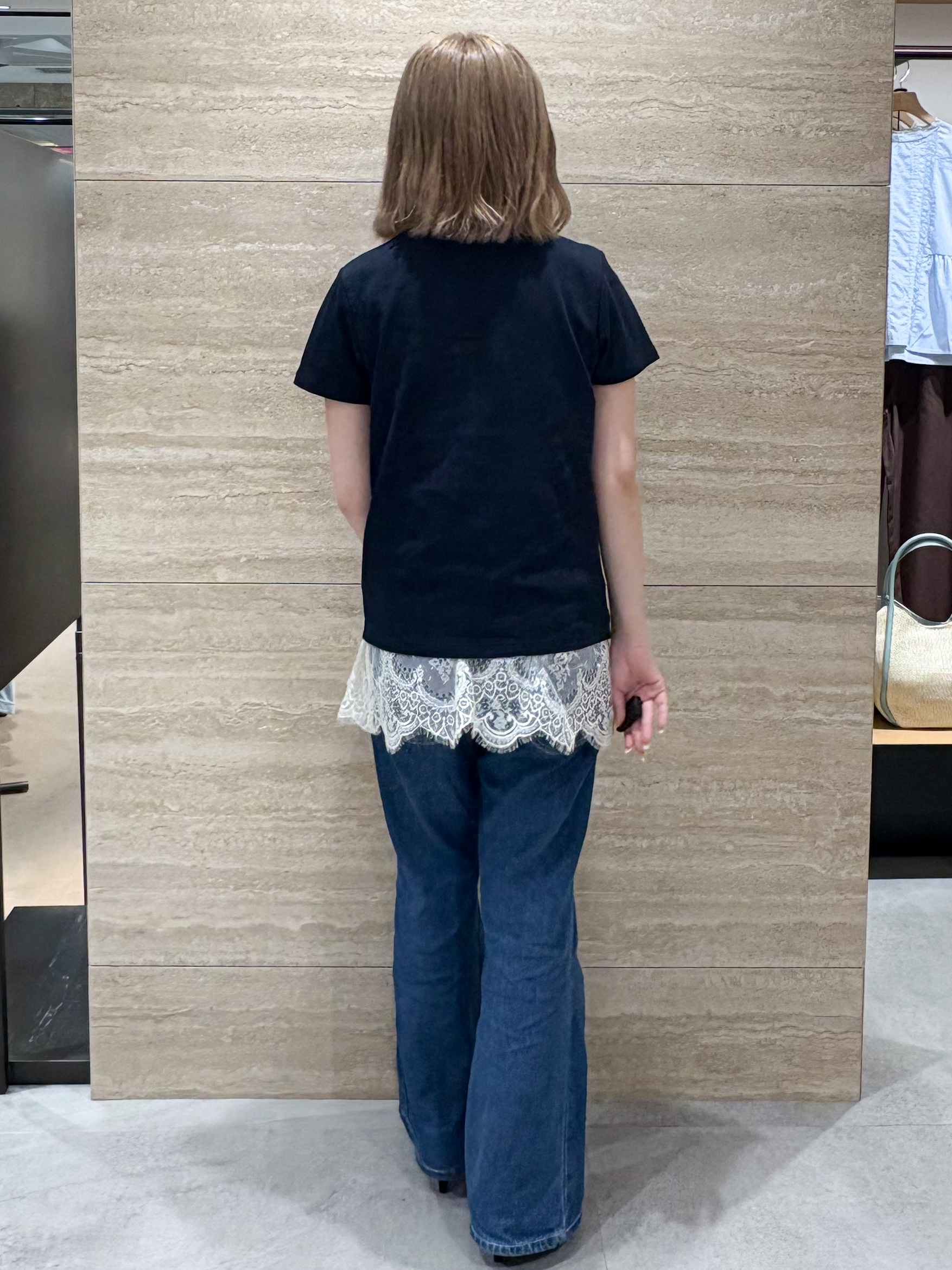ふうかさんの「index｜【UVケア／接触冷感】フロントロゴ刺繍Tシャツ《洗濯機OK／S-3L／7col》」を使ったコーディネート