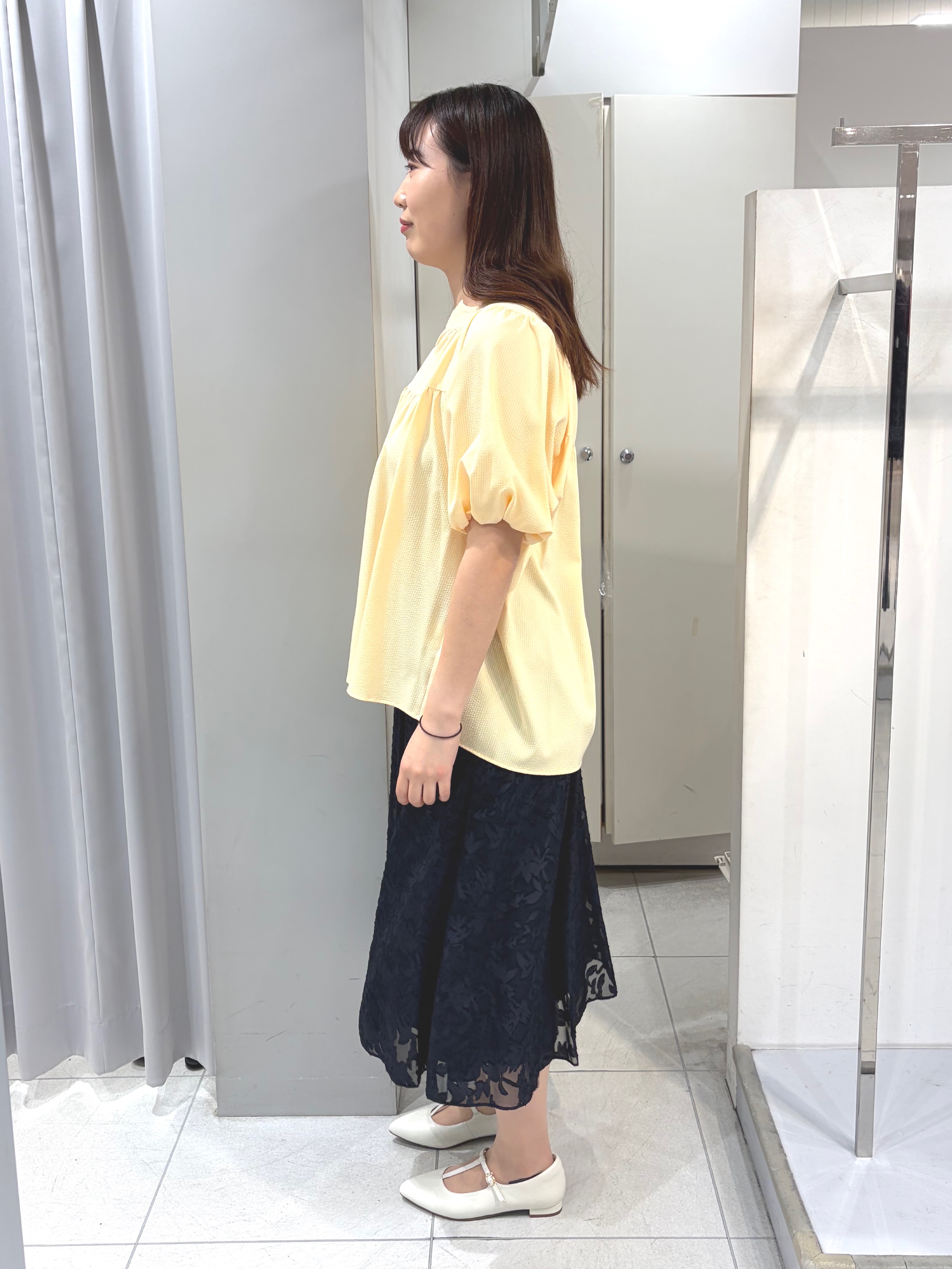 AZUSAさんの「Reflect｜ギャザーデザインブラウス」を使ったコーディネート