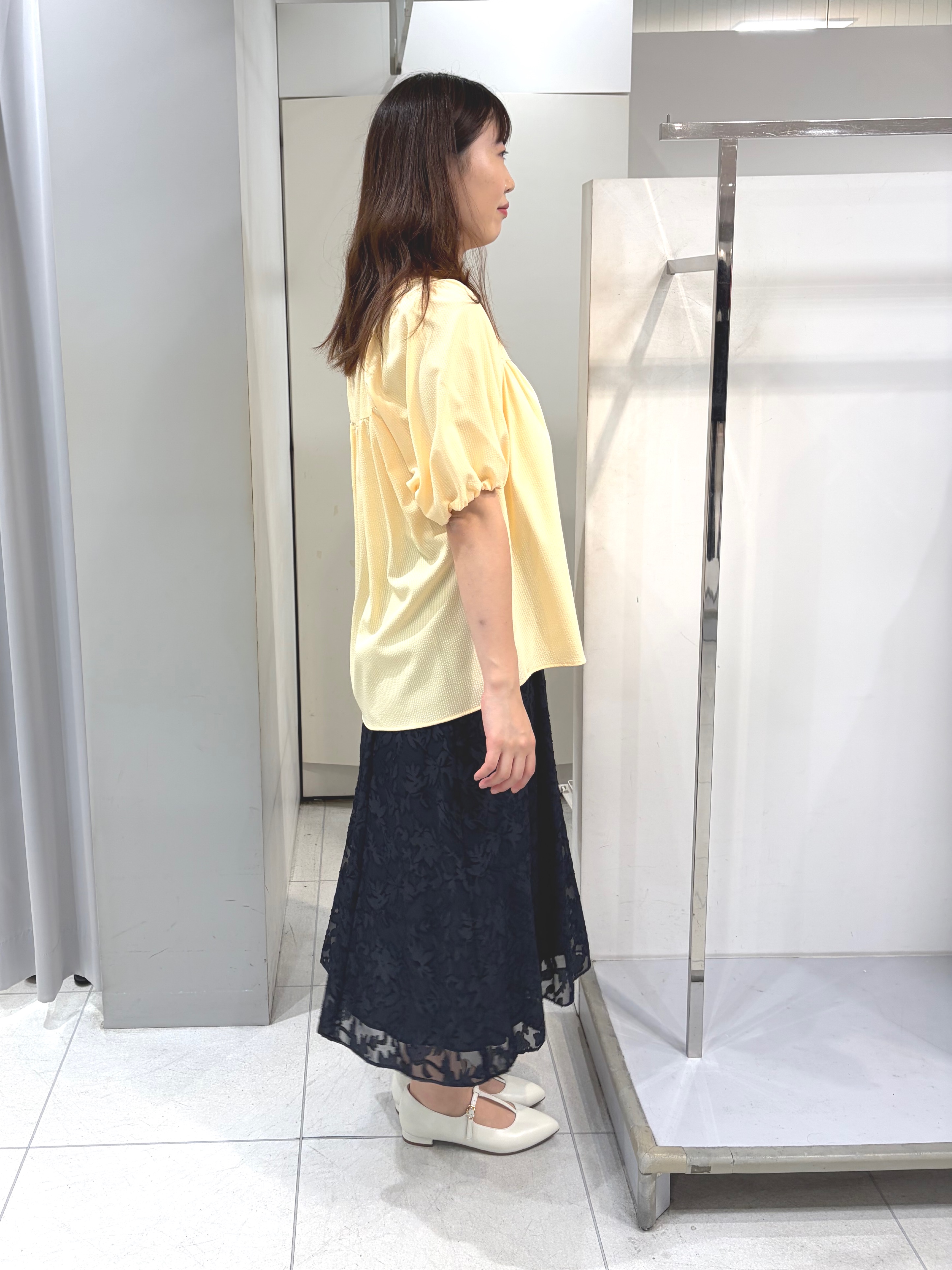 AZUSAさんの「Reflect｜ギャザーデザインブラウス」を使ったコーディネート