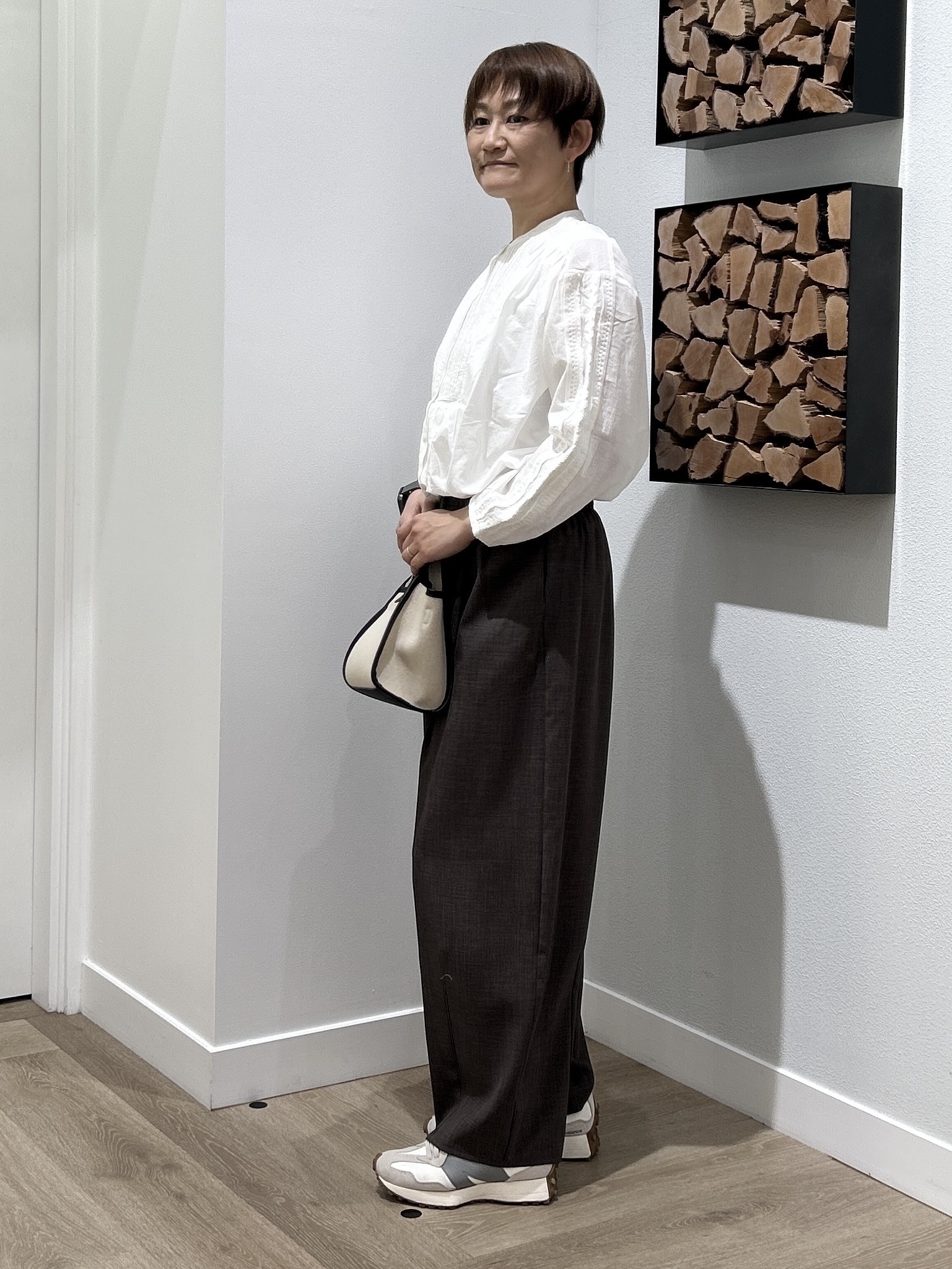 rairaiさんの「Dessin｜【洗える】インドコットン刺繍ブラウス」を使ったコーディネート