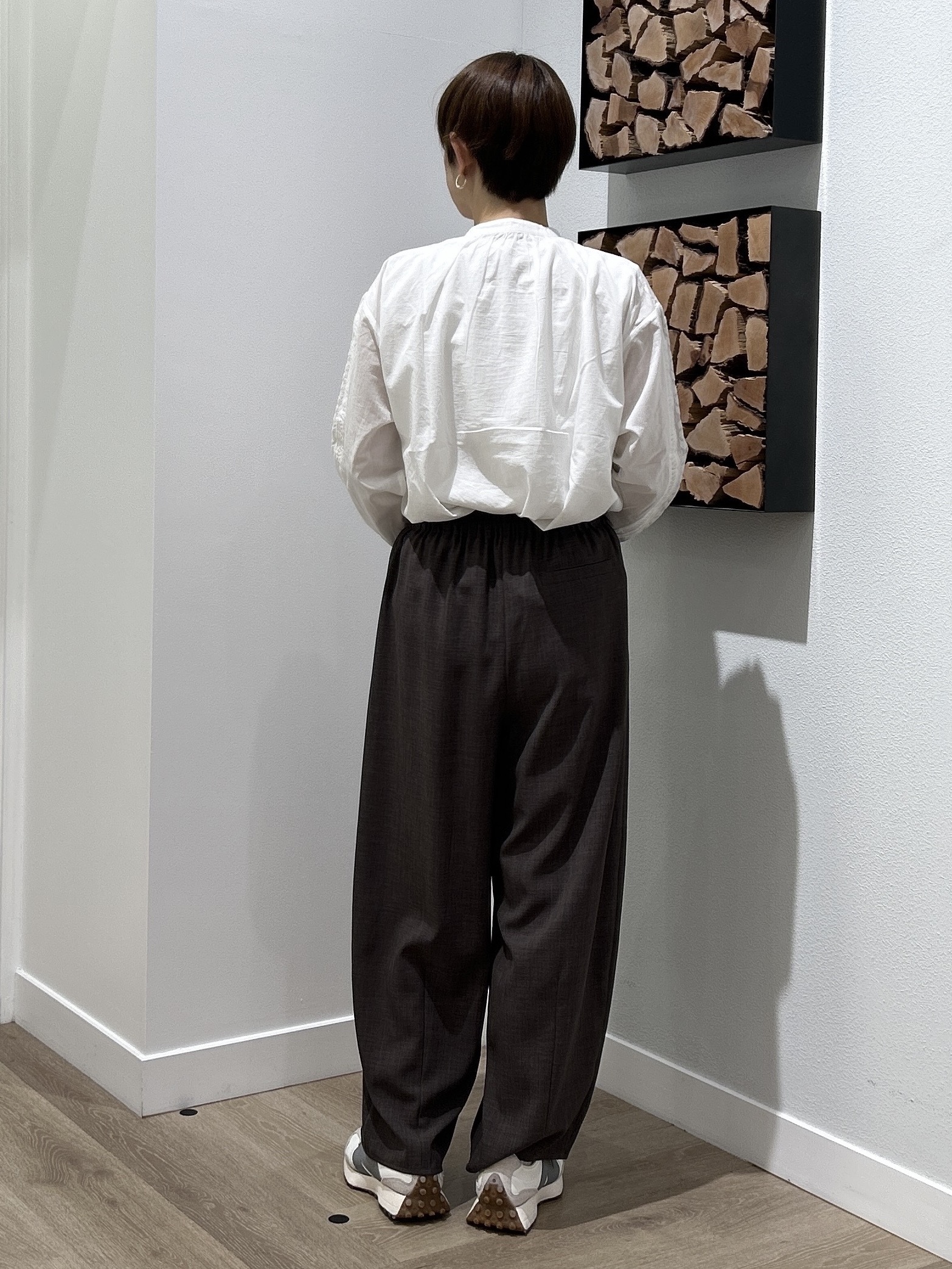 rairaiさんの「Dessin｜【洗える】インドコットン刺繍ブラウス」を使ったコーディネート