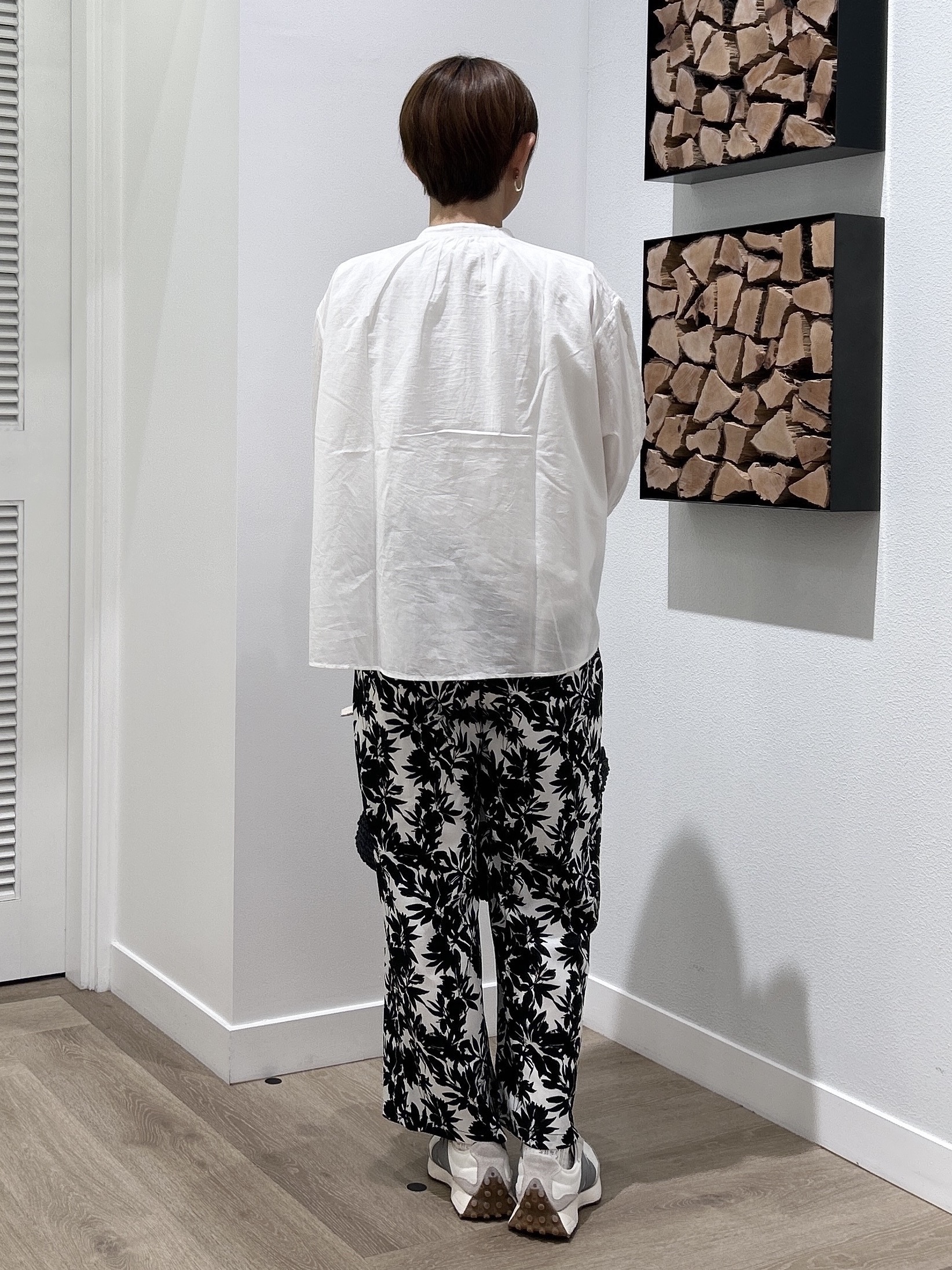 rairaiさんの「Dessin｜【洗える】インドコットン刺繍ブラウス」を使ったコーディネート