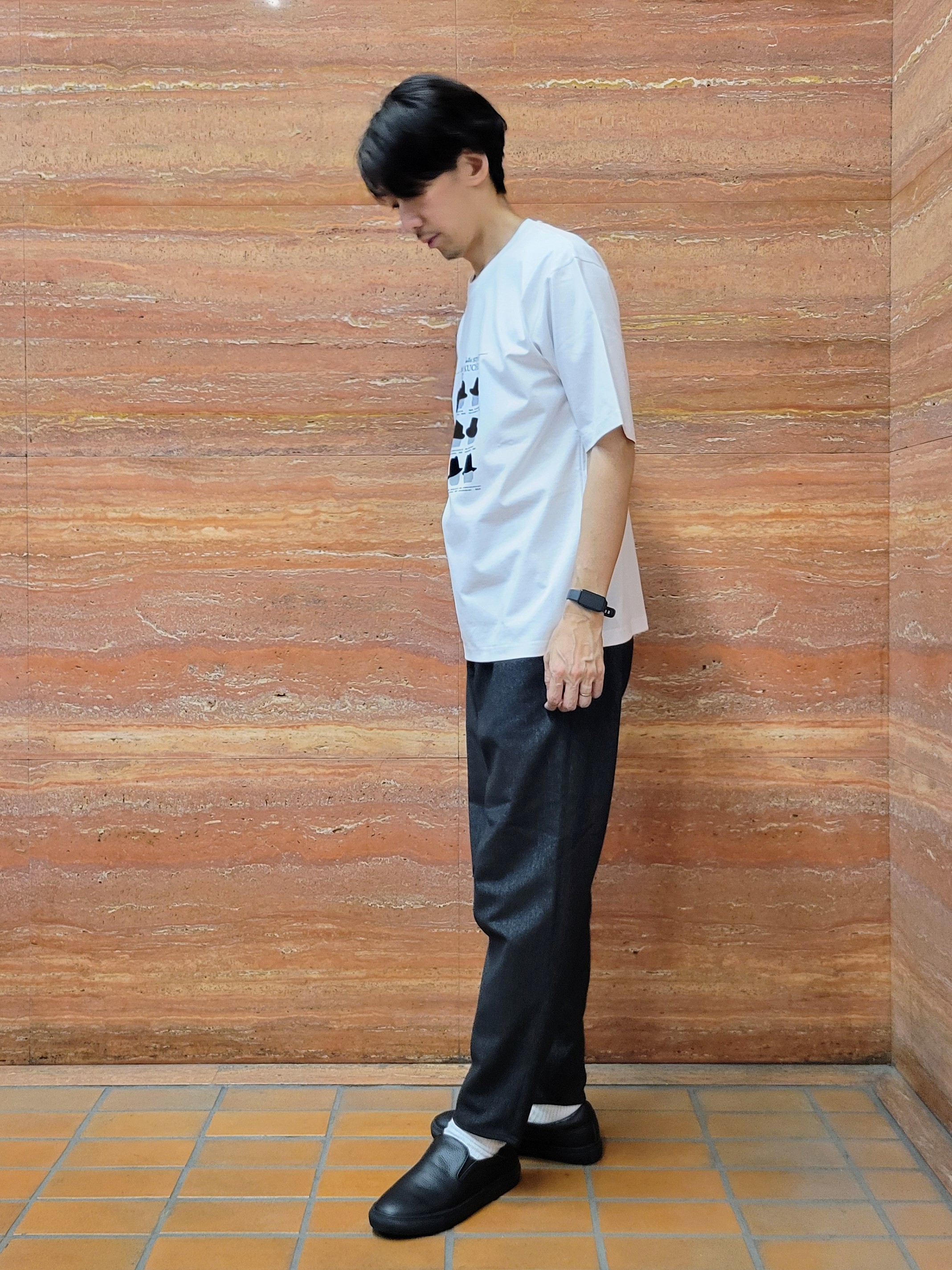 piroyaさんの「TAKEO KIKUCHI｜【BOWLER HAT LABEL】クールデオドラントジャージ ハットスタイルス 半袖Tシャツ」を使ったコーディネート