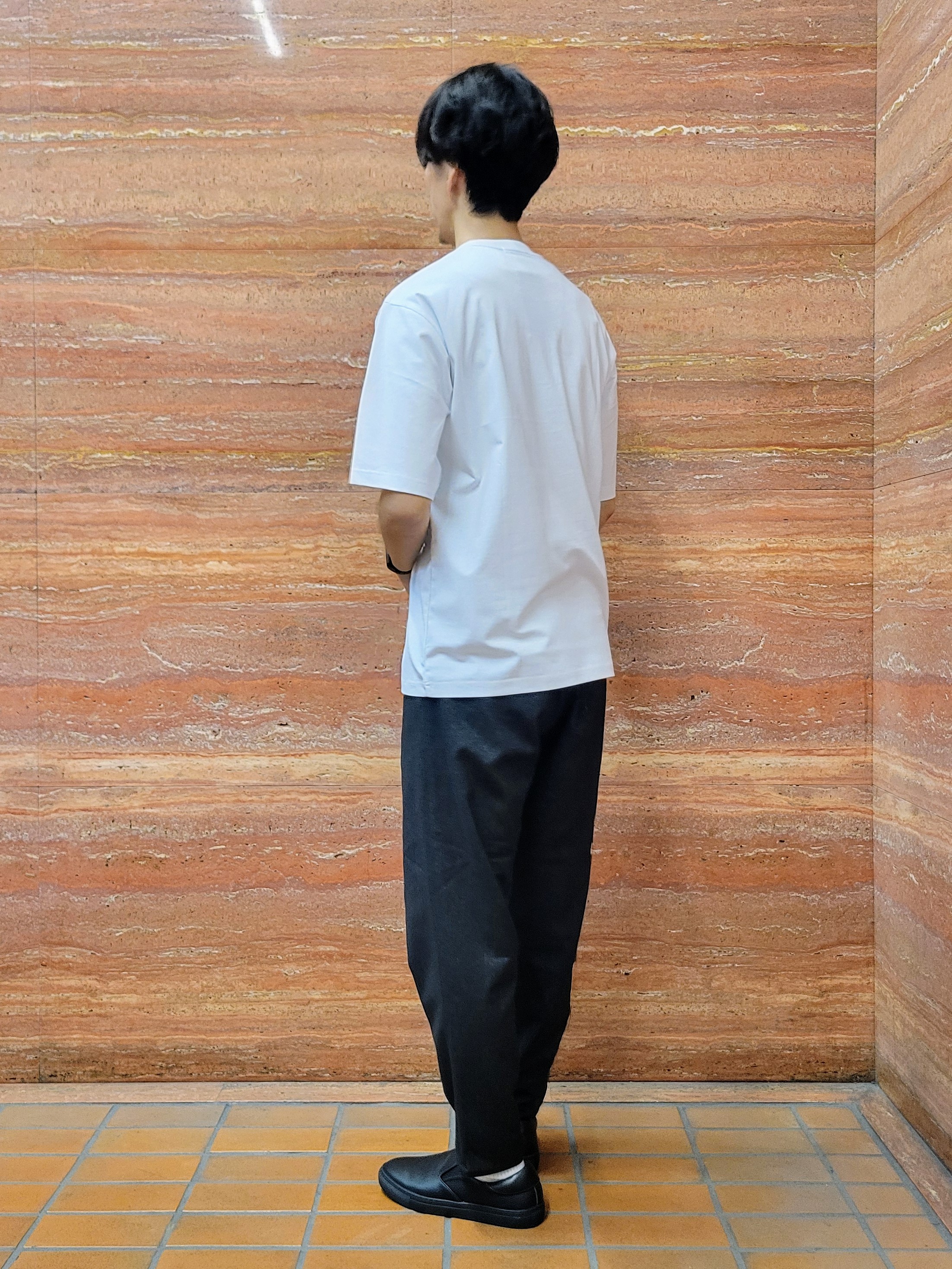 piroyaさんの「TAKEO KIKUCHI｜【BOWLER HAT LABEL】クールデオドラントジャージ ハットスタイルス 半袖Tシャツ」を使ったコーディネート