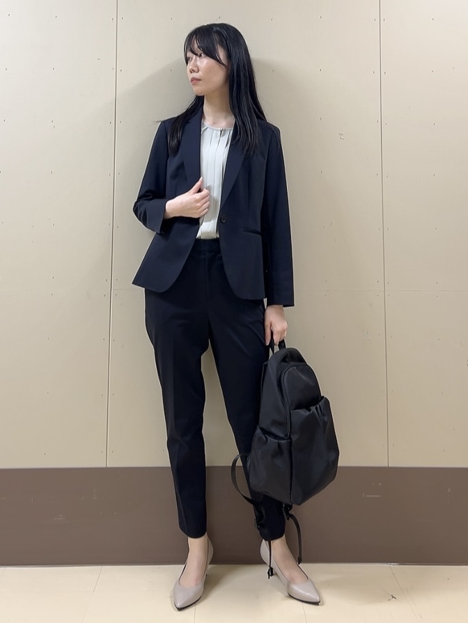 sechiさんの「UNTITLED｜【UV/接触冷感/スーツ】ジャージテーラードジャケット」を使ったコーディネート