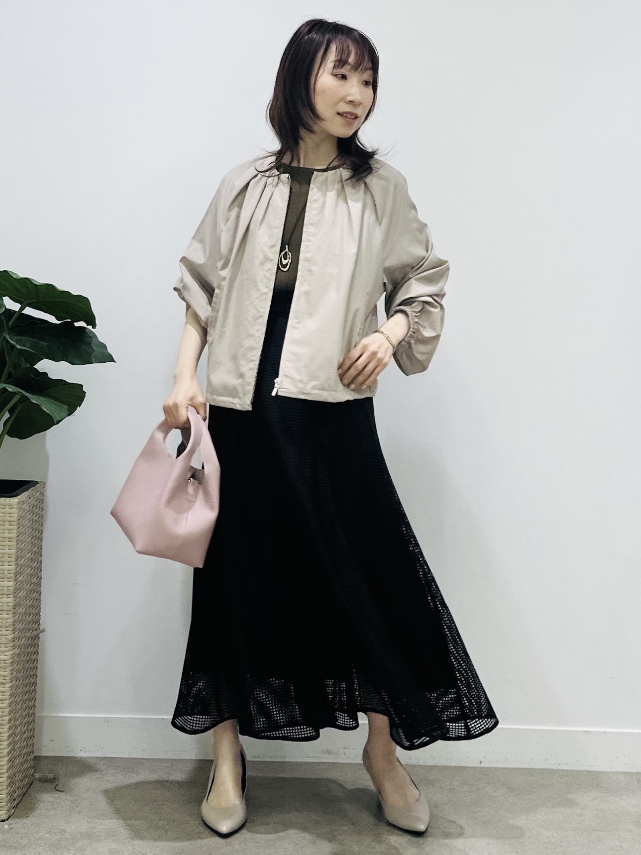 Miwaさんの「UNTITLED｜【洗える】エレガンススリーブニット」を使ったコーディネート