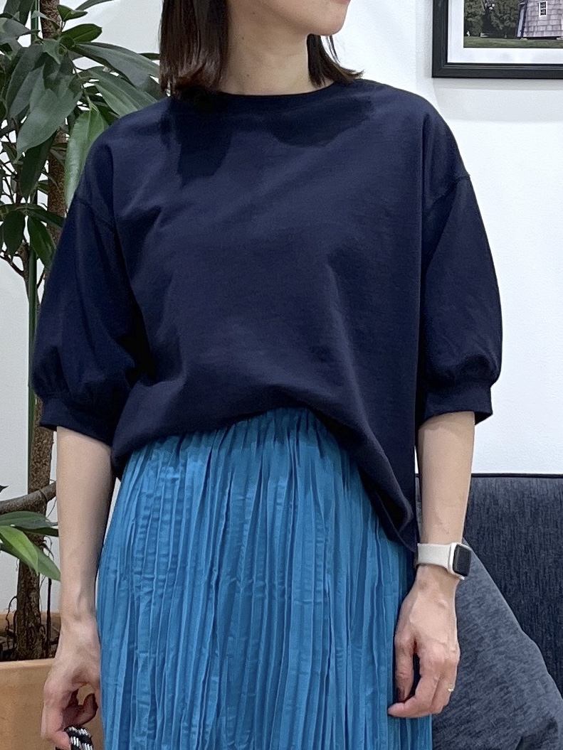 canaさんの「Dessin｜【360度可愛い】バックヘンリーカットソー5分袖」を使ったコーディネート