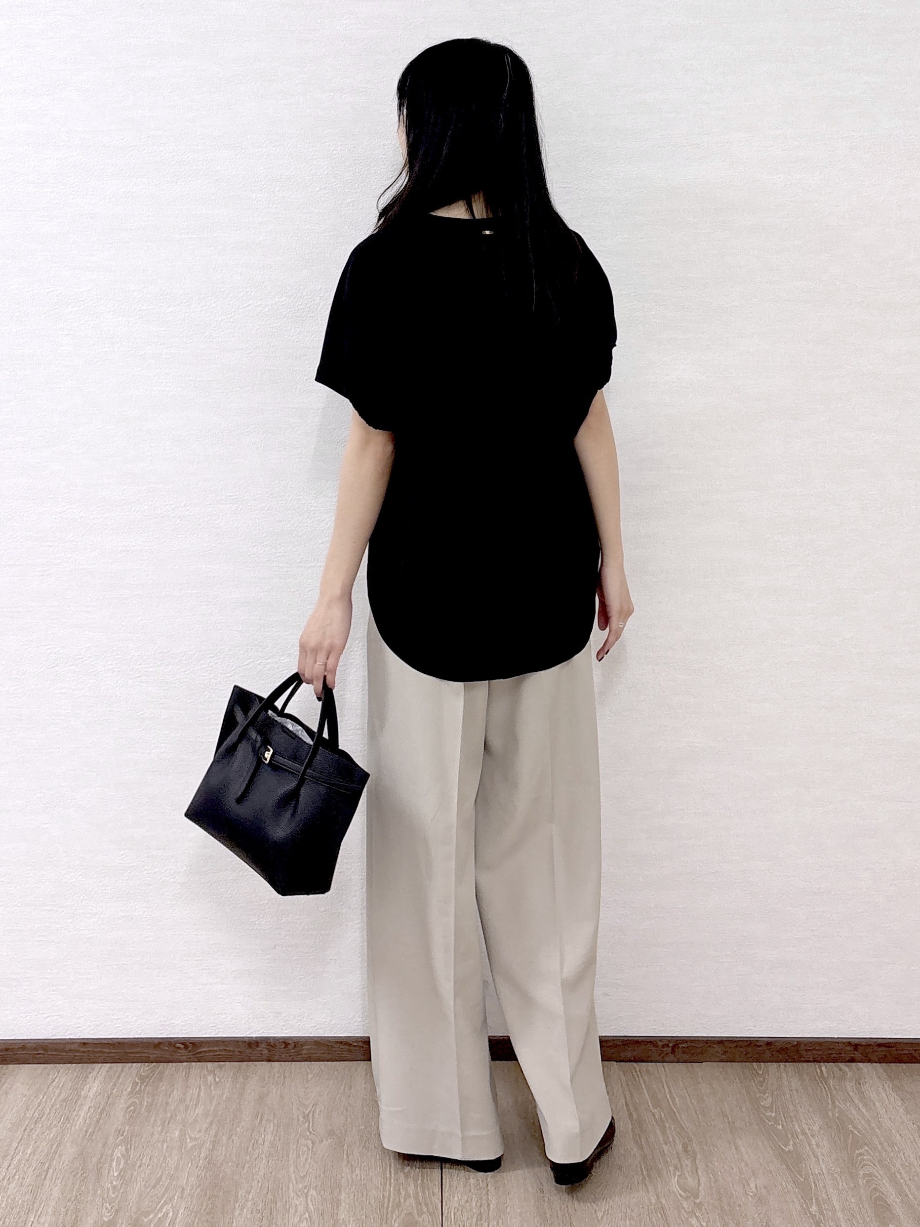 sachikoさんの「OPAQUE.CLIP｜【UV／吸水速乾】リラクシードルマントップス／セットアップ対応可《洗濯機OK》」を使ったコーディネート