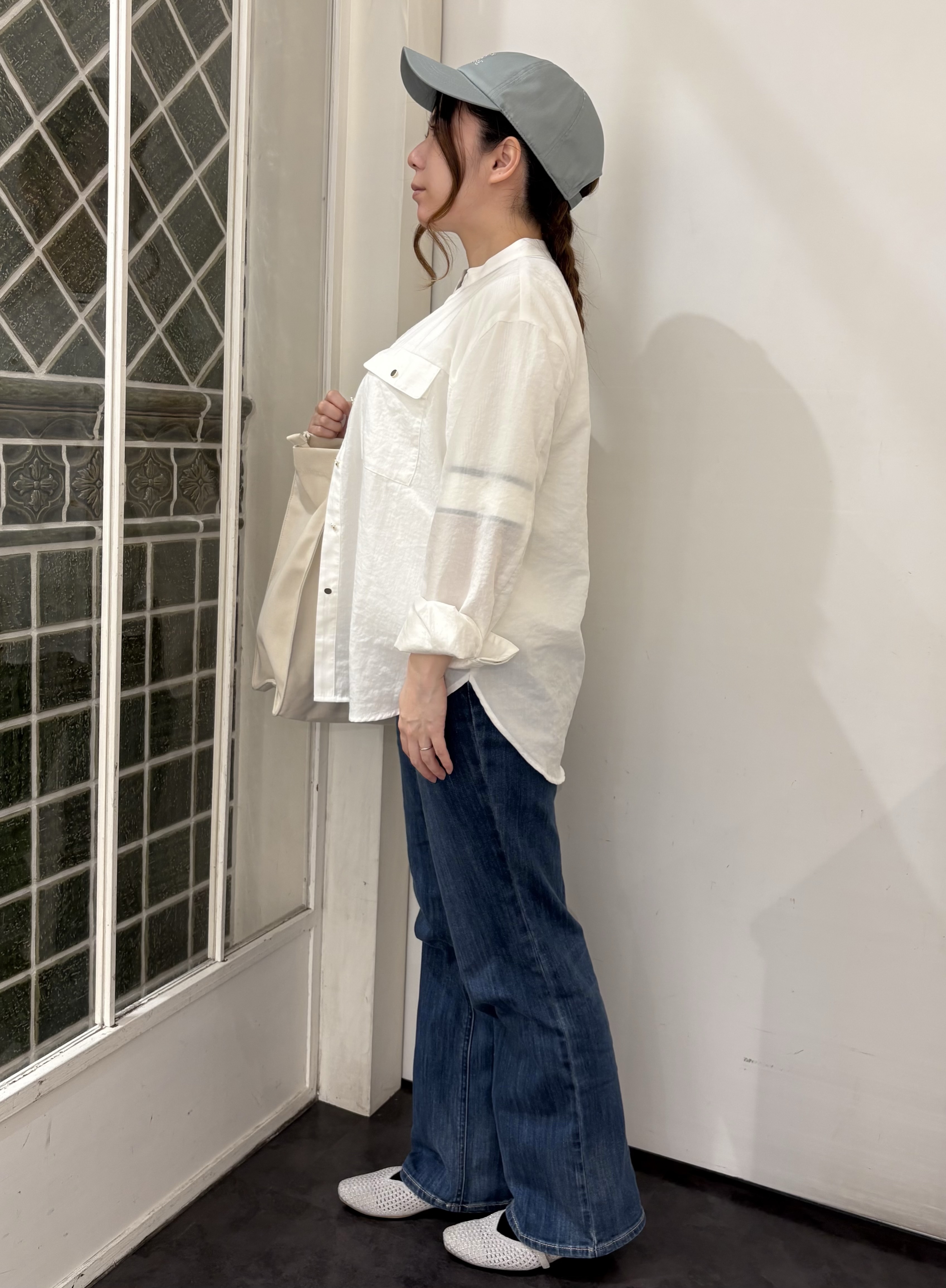 なるみんさんの「grove｜お仕事も普段も。今どきワークシャツブラウス」を使ったコーディネート