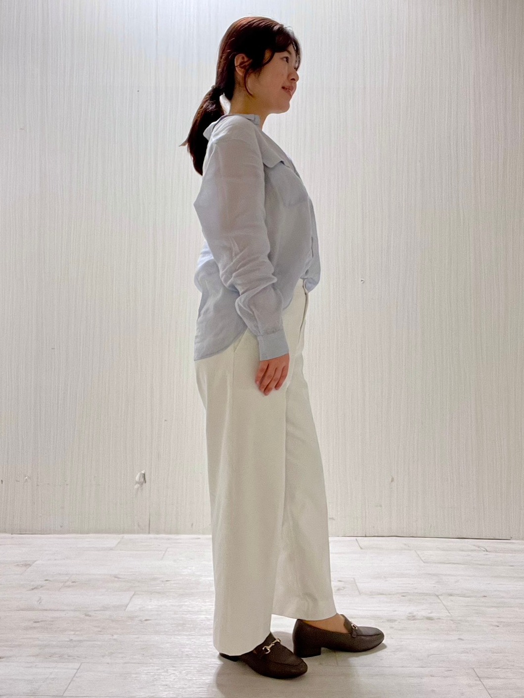 Mさんの「UNTITLED｜【接触冷感】ドライタッチシャツ」を使ったコーディネート