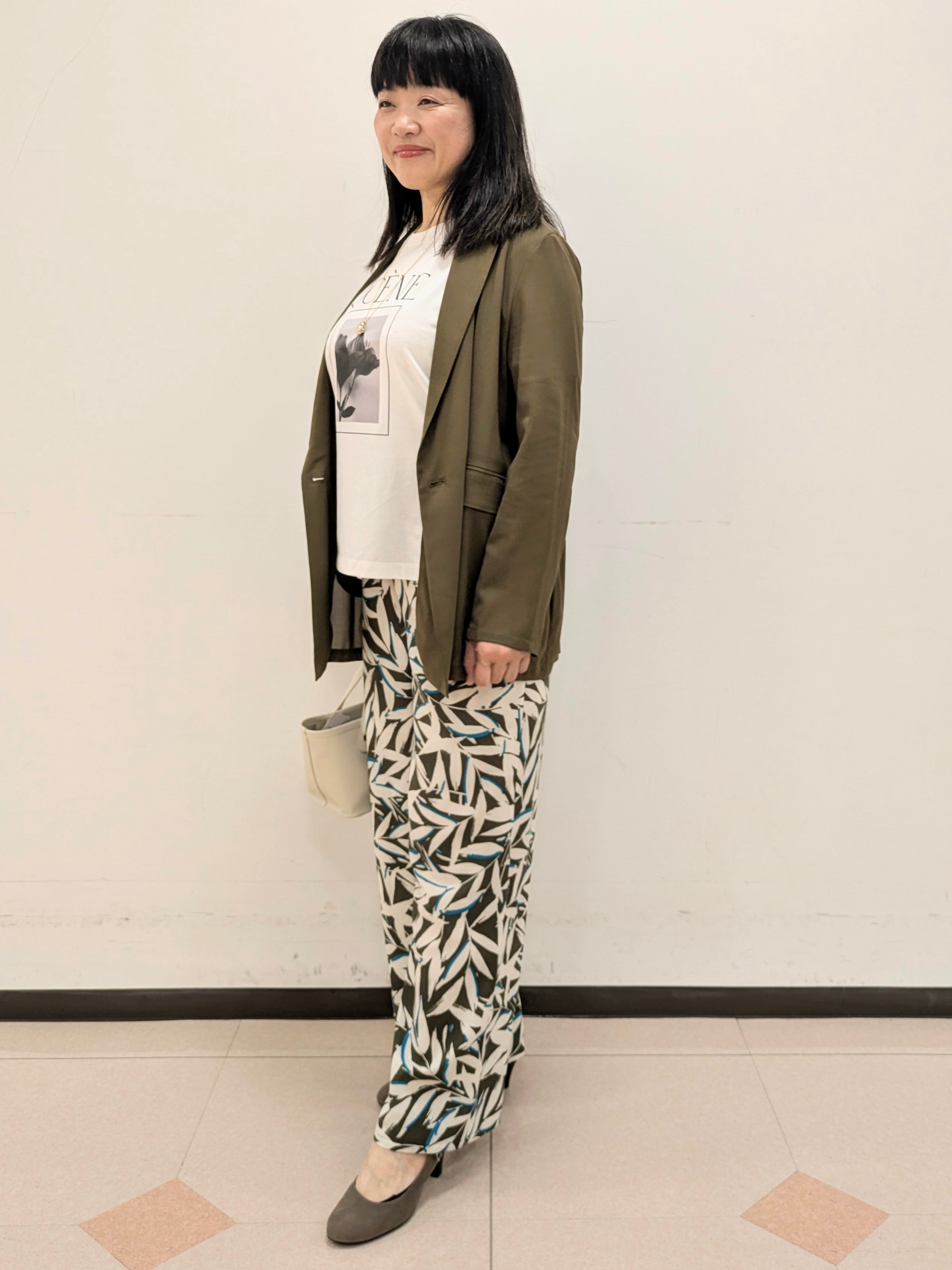 ともさんの「UNTITLED｜◆【セットアップ可/接触冷感/通気性】ドライシアーダブルジャケット」を使ったコーディネート