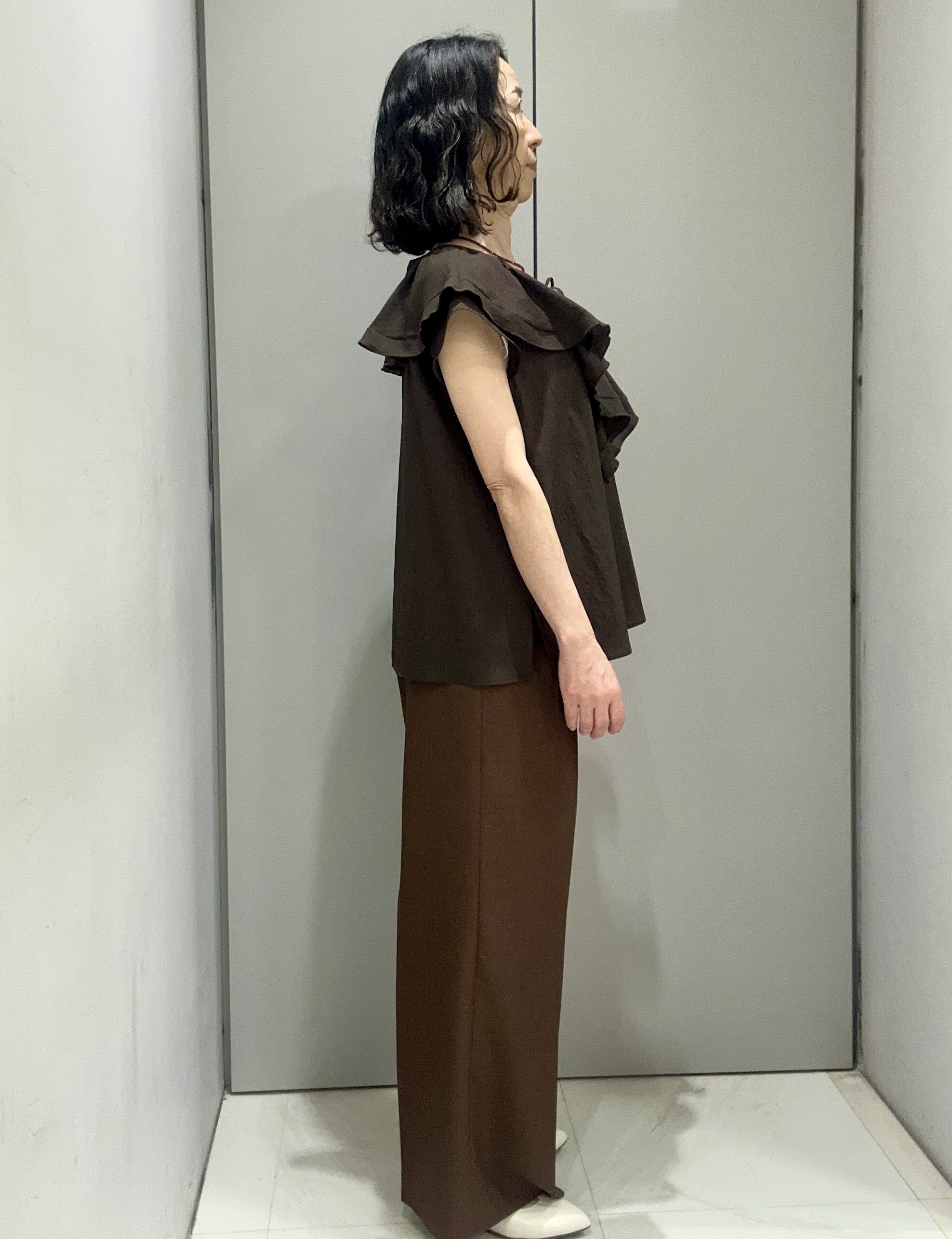 Kouさんの「Reflect｜【マシンウォッシャブル】フリルブラウス」を使ったコーディネート
