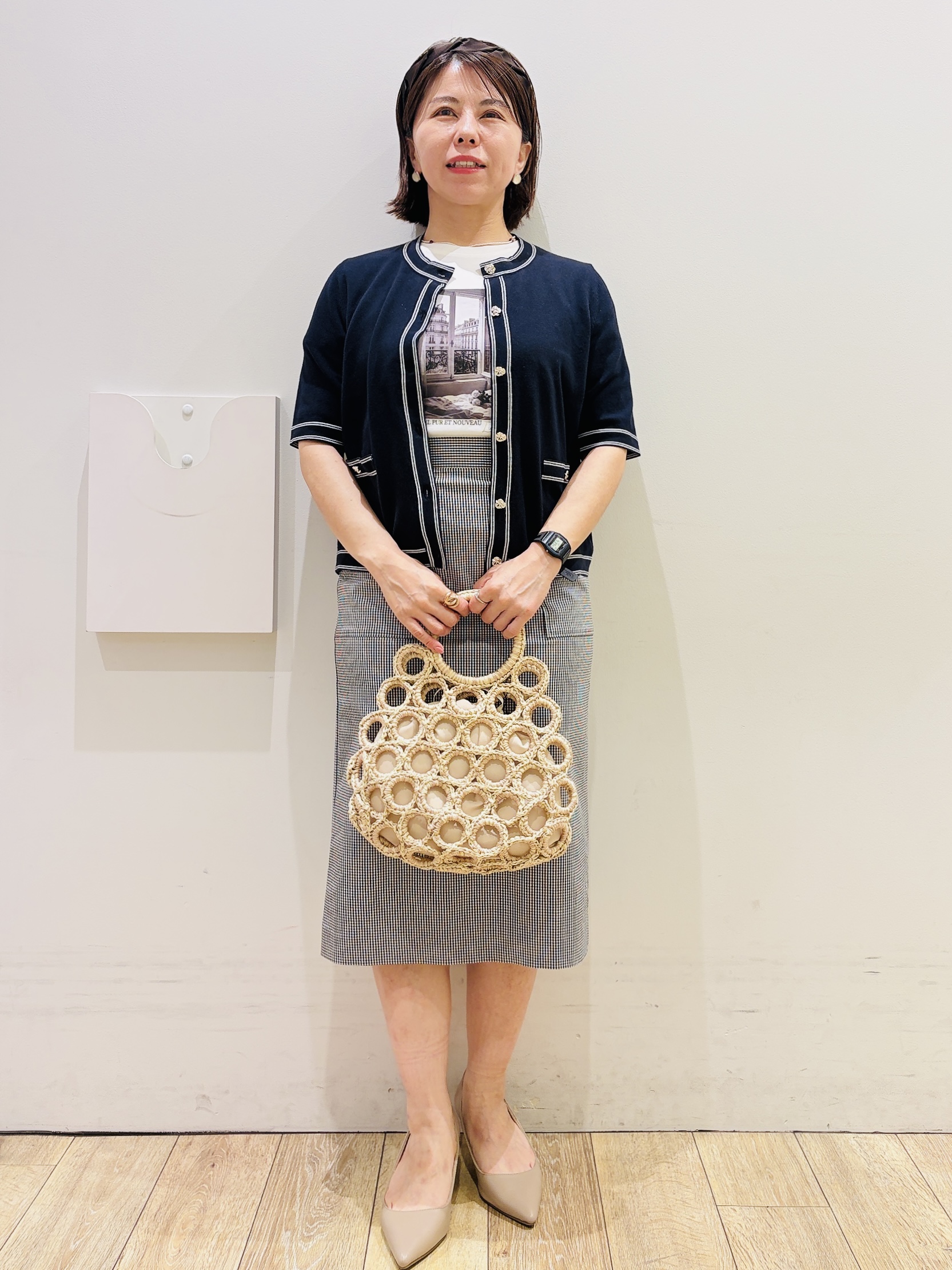 YUKOさんの「index｜ベーシックパンプス」を使ったコーディネート