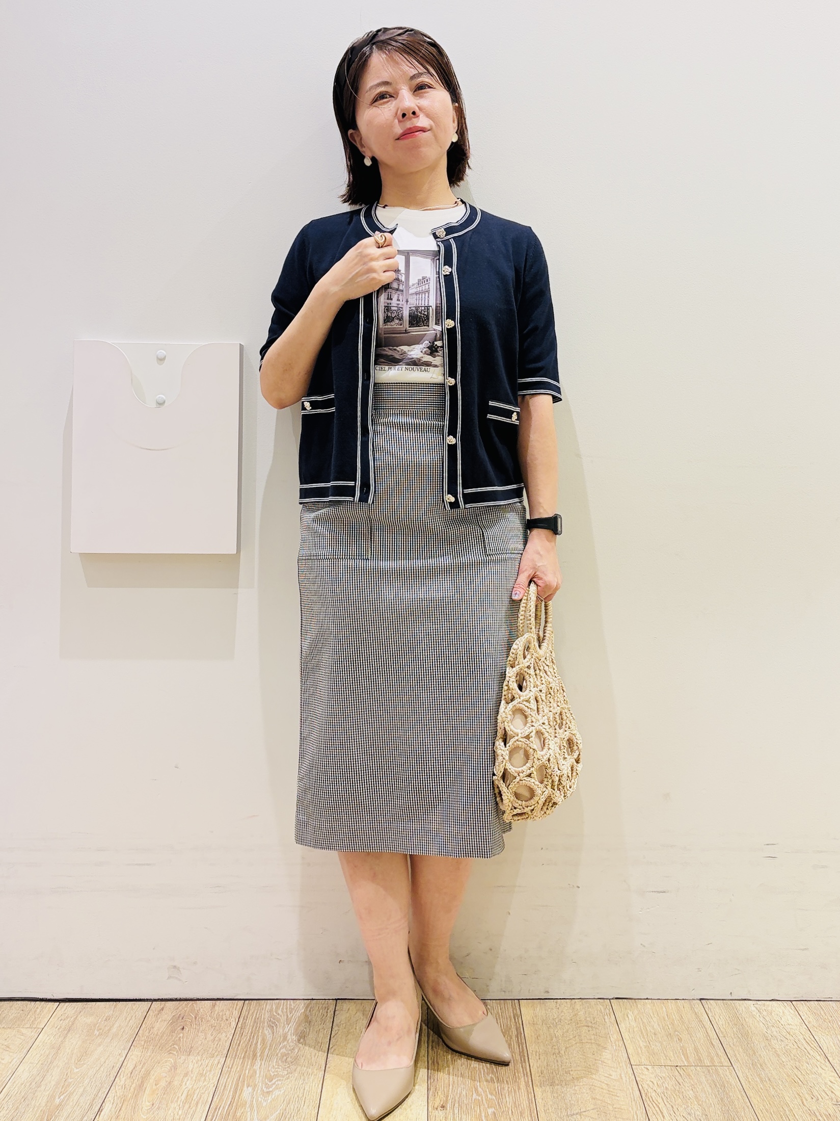 YUKOさんの「index｜ベーシックパンプス」を使ったコーディネート