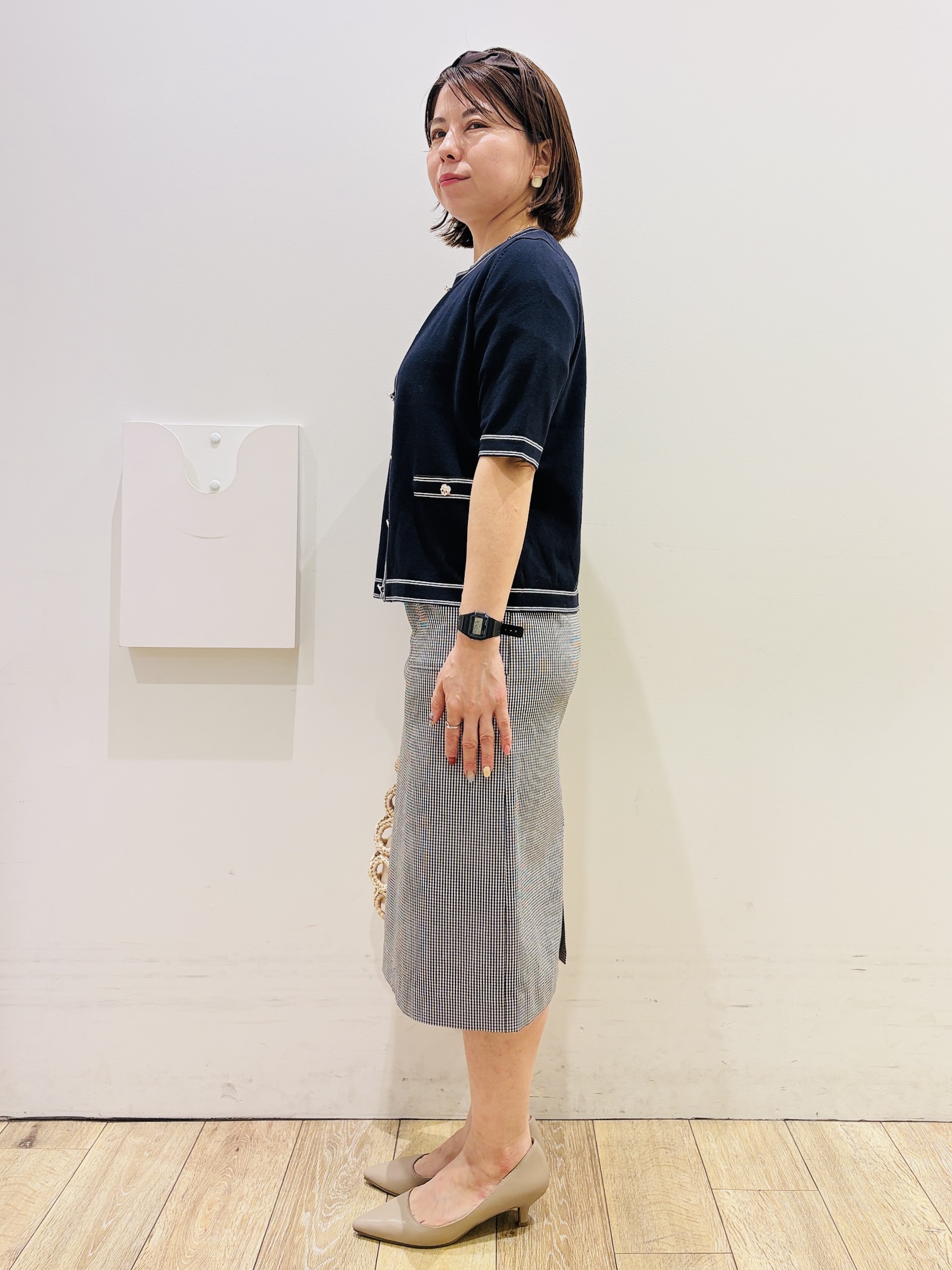 YUKOさんの「index｜ベーシックパンプス」を使ったコーディネート