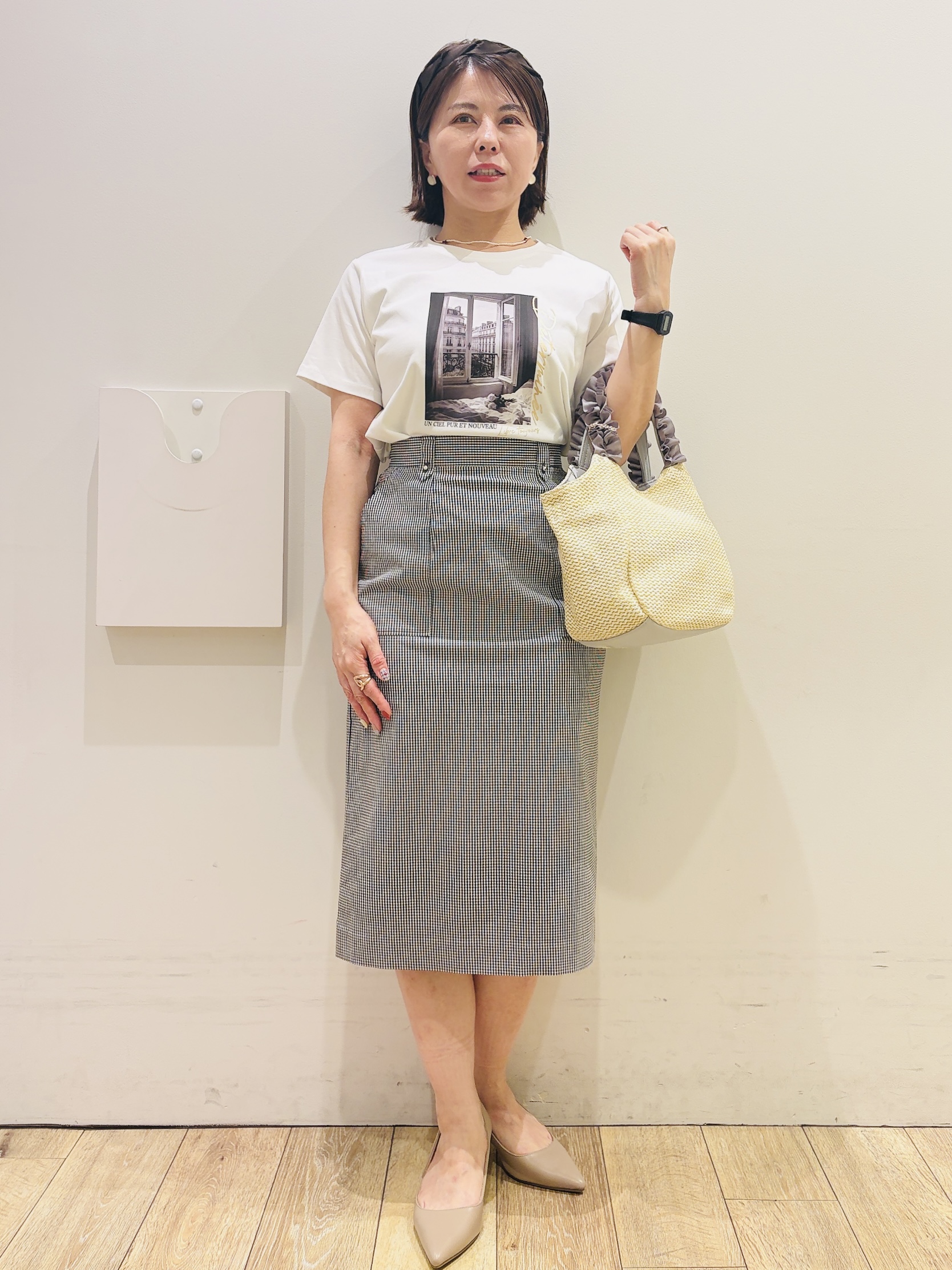 YUKOさんの「index｜ベーシックパンプス」を使ったコーディネート