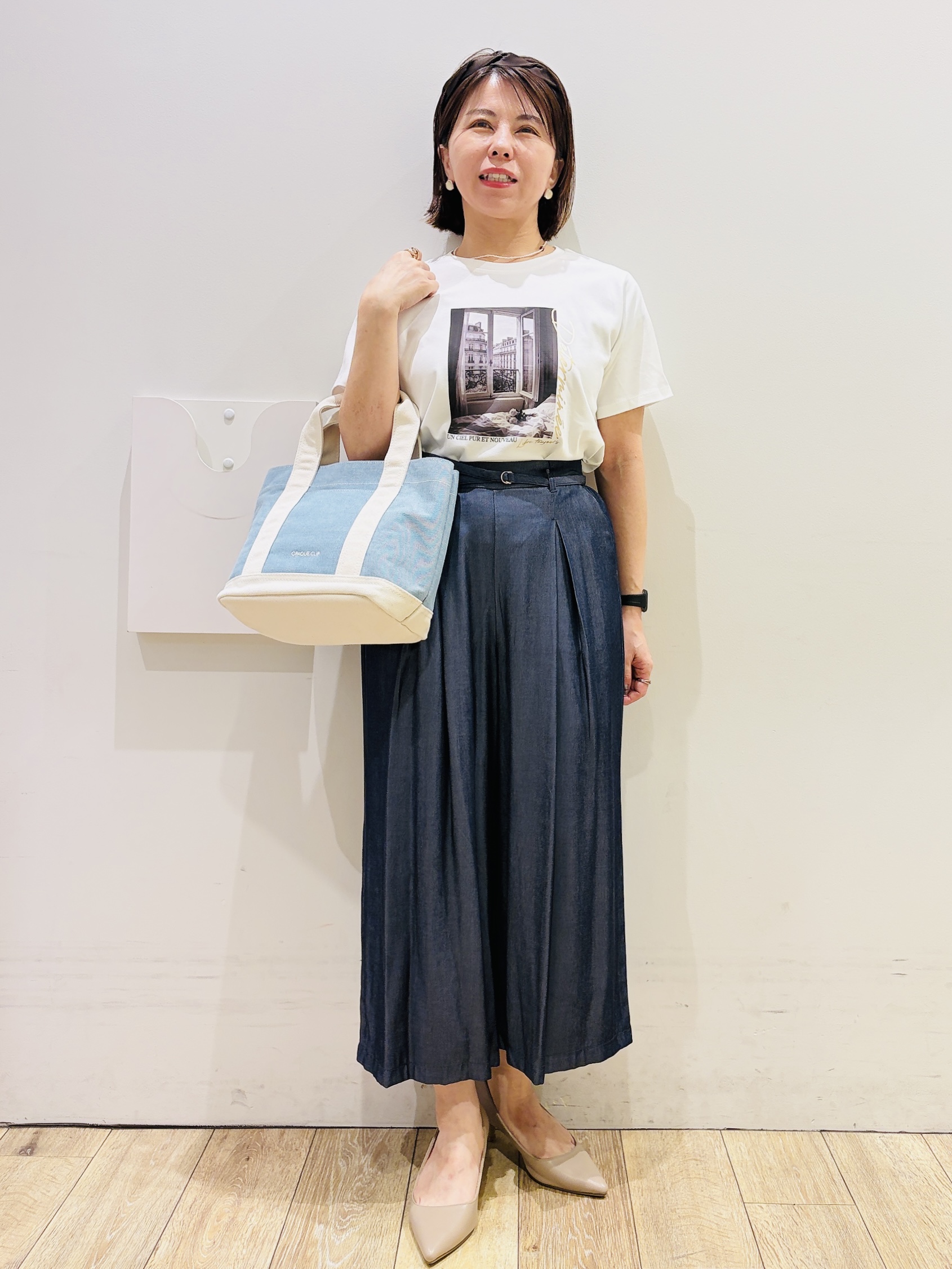 YUKOさんの「index｜ベーシックパンプス」を使ったコーディネート