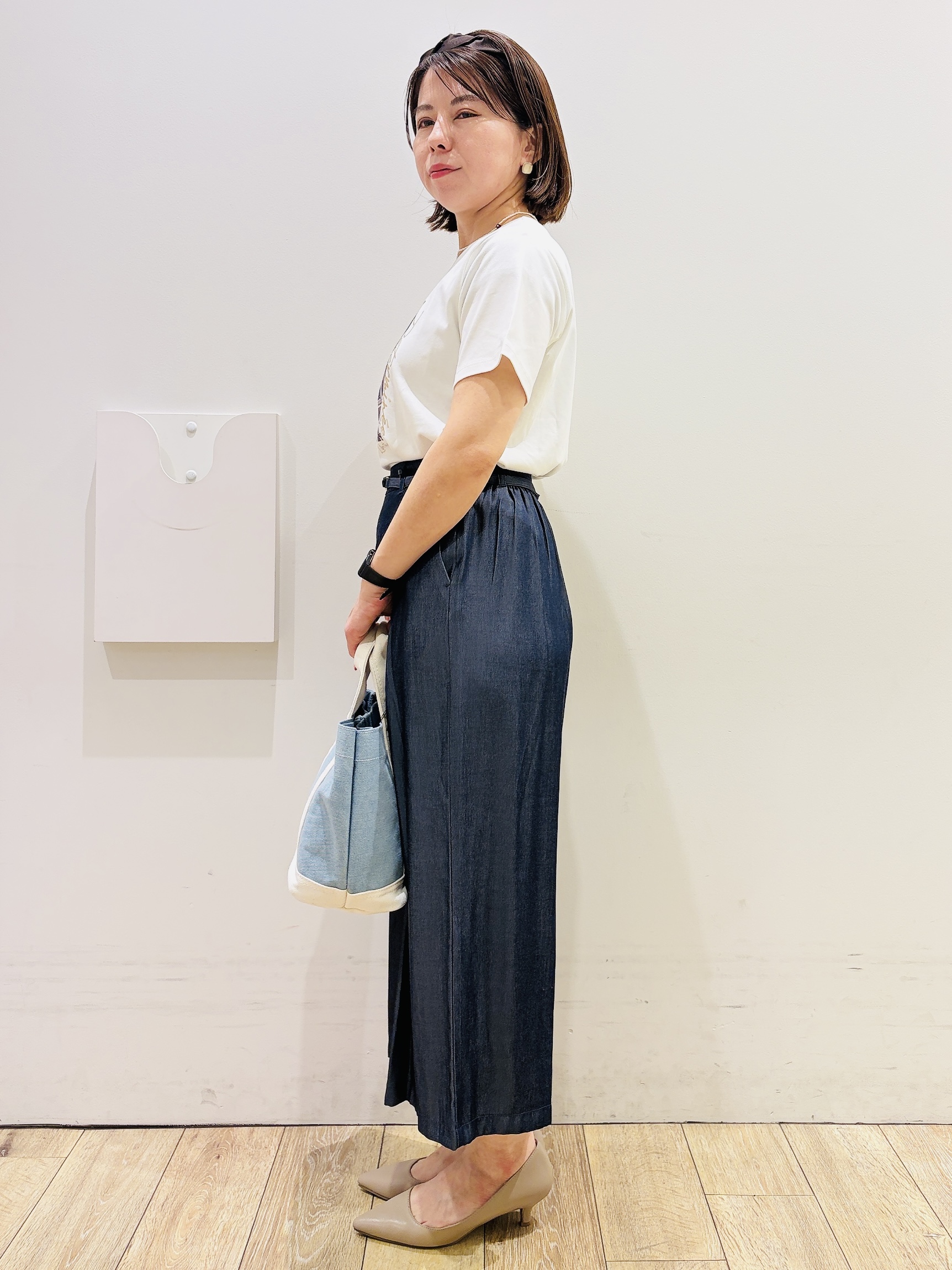 YUKOさんの「index｜ベーシックパンプス」を使ったコーディネート