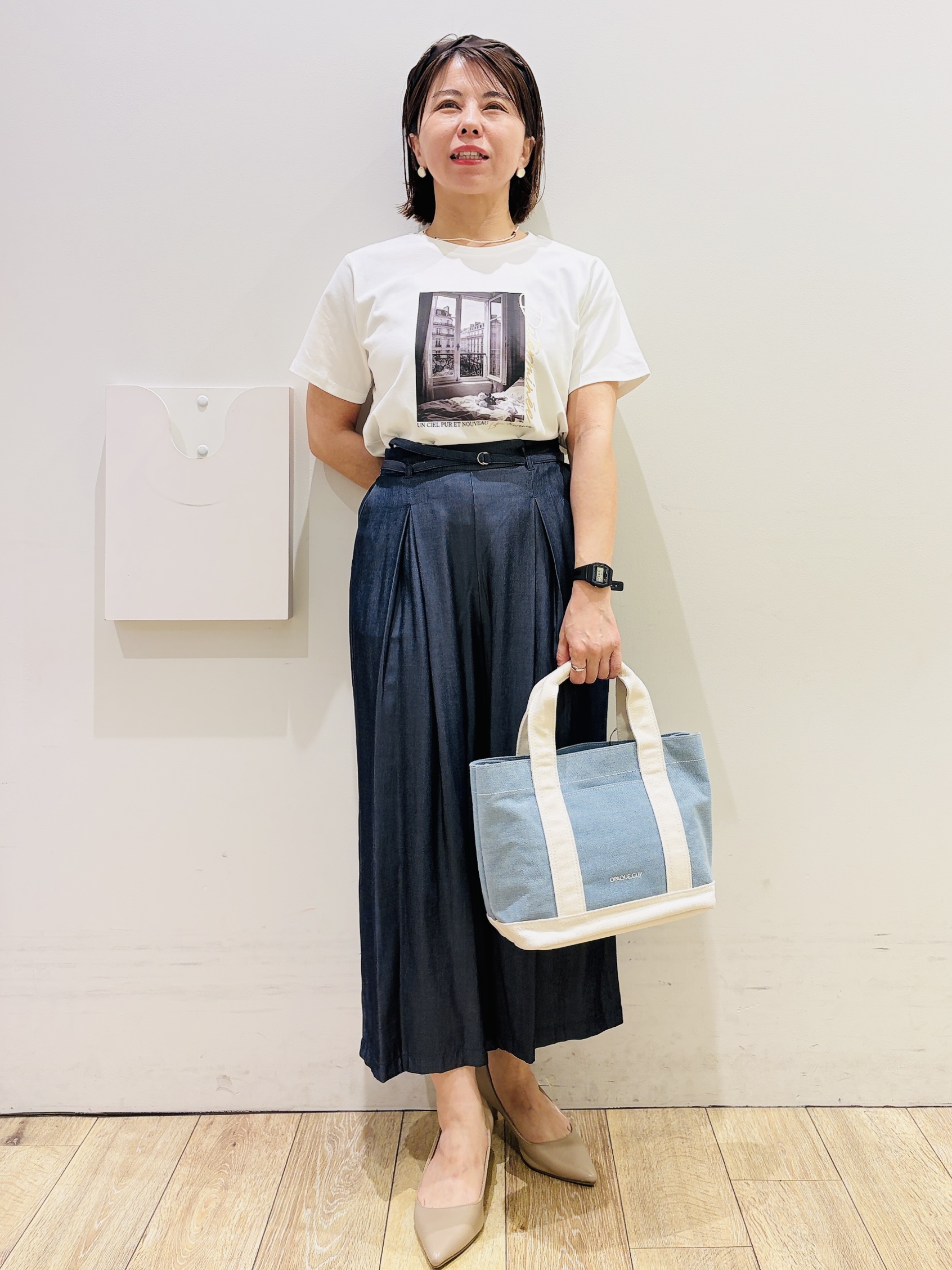 YUKOさんの「index｜ベーシックパンプス」を使ったコーディネート