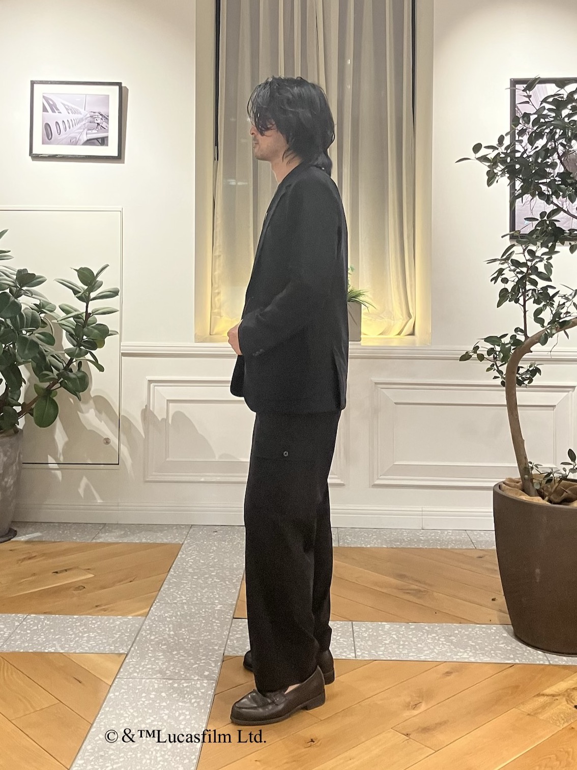 junyaさんの「DRESSTERIOR｜【再入荷/接触冷感】STAR WARS カプセルグローグTシャツ」を使ったコーディネート