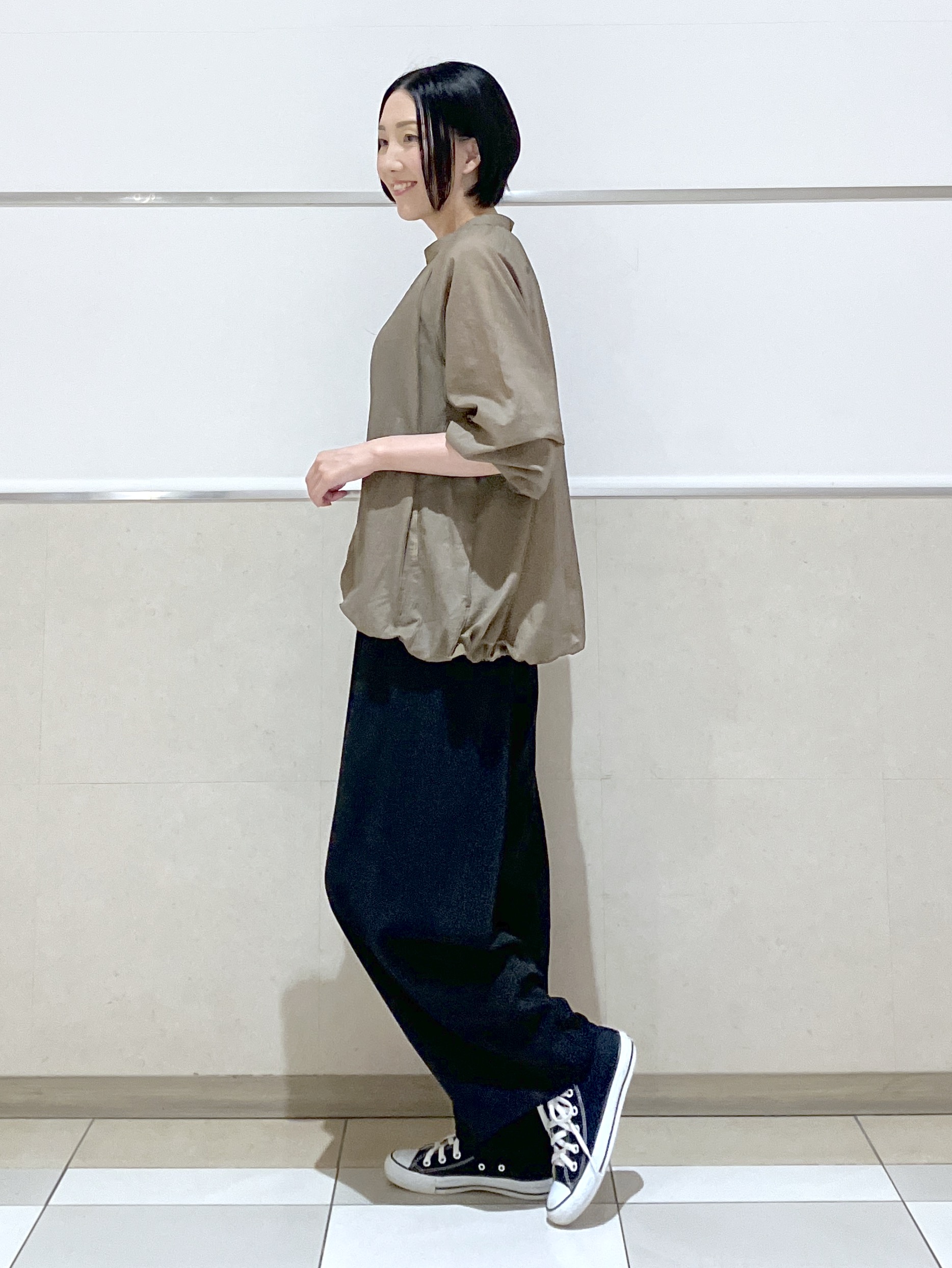 eriko さんの「Dessin｜【ユニセックス/洗える】クルーネックリブタンクトップ」を使ったコーディネート